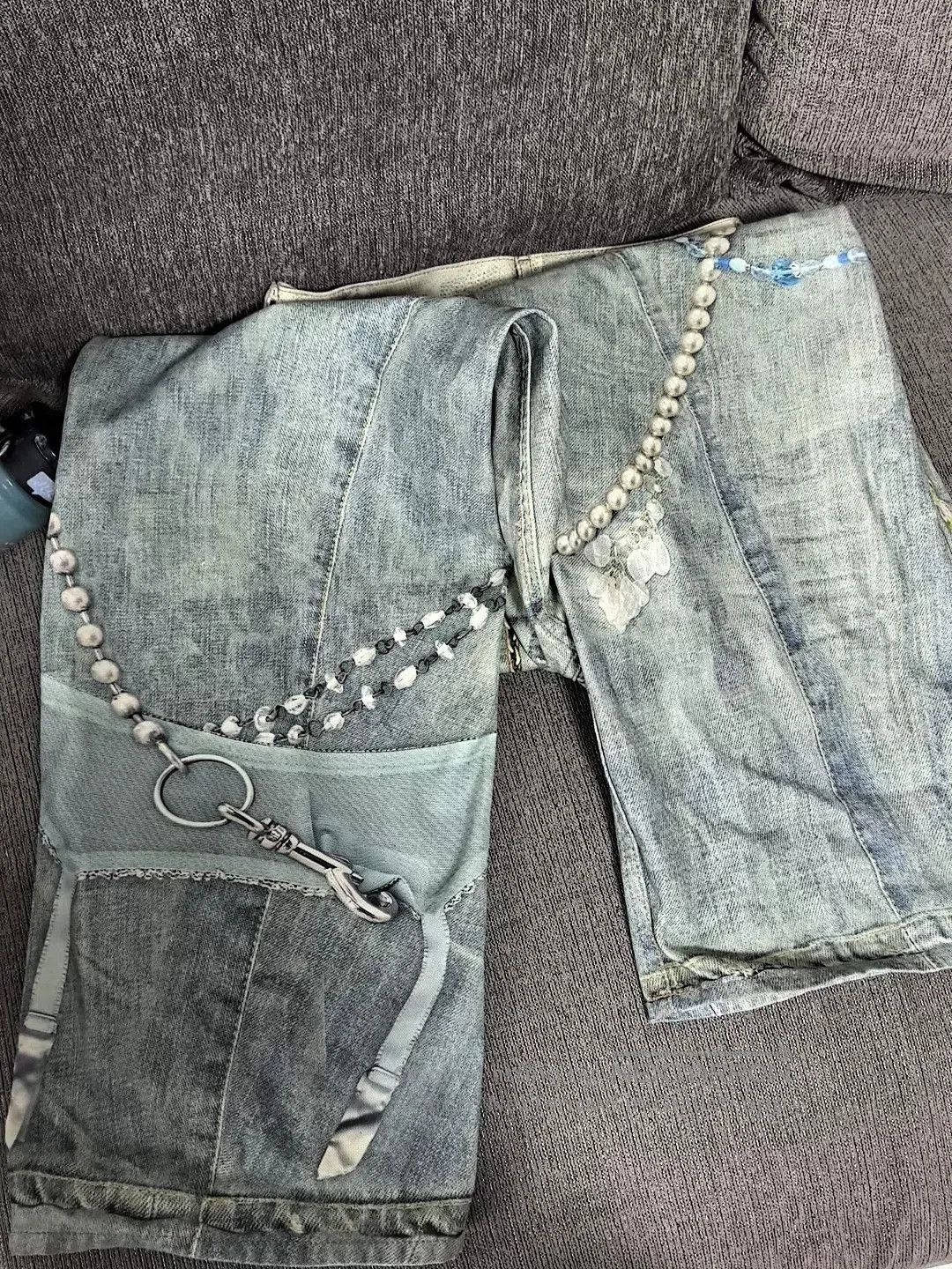 Acne Studios Acne Studios 1981 Pearl Chain Jeans. Size US 26 / EU 42 - 7 Thumbnail