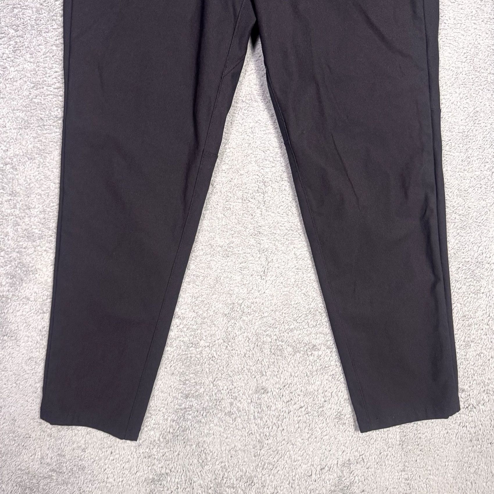 Lululemon Lululemon ABC Pant Mens Slim 32x27 Warpstreme Tech Chino 5-Pocket Logo Black All Seasons Modern Fit Mens Size US 31 - 2 Thumbnail