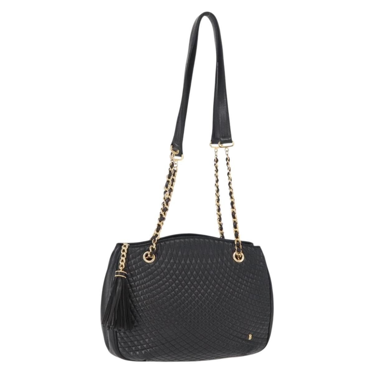 Bally Bally Vintage Chain Quilted Leather Size ONE SIZE - 1 Thumbnail