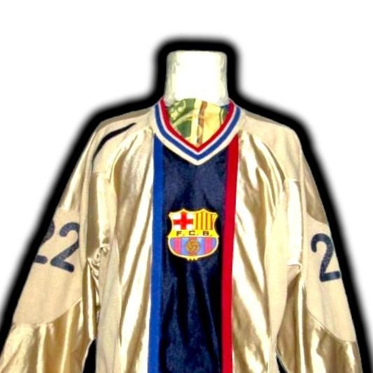 Nike Fc Barcelona Spain 2001 2002 2003 Away Hockey Shirt Jersey Size US XL / EU 56 / 4 - 3 Thumbnail