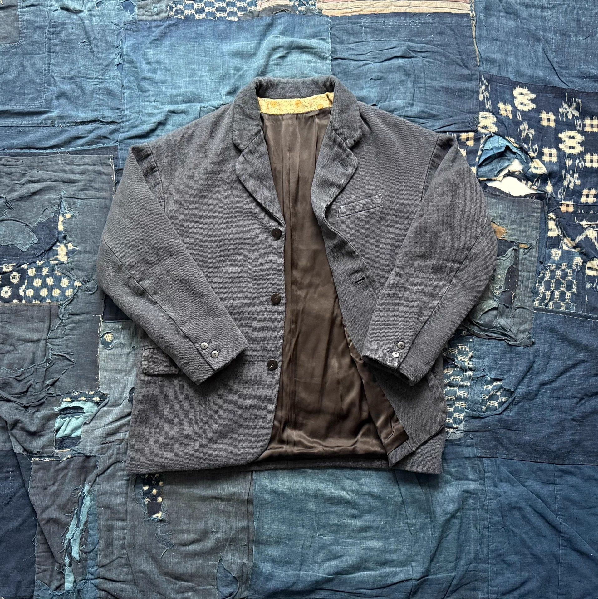 Visvim VISVIM 25AW ICT GALEN WOOL DMGD NAVY 2 wool-linen blazer Size US M / EU 48-50 / 2 - 2 Thumbnail
