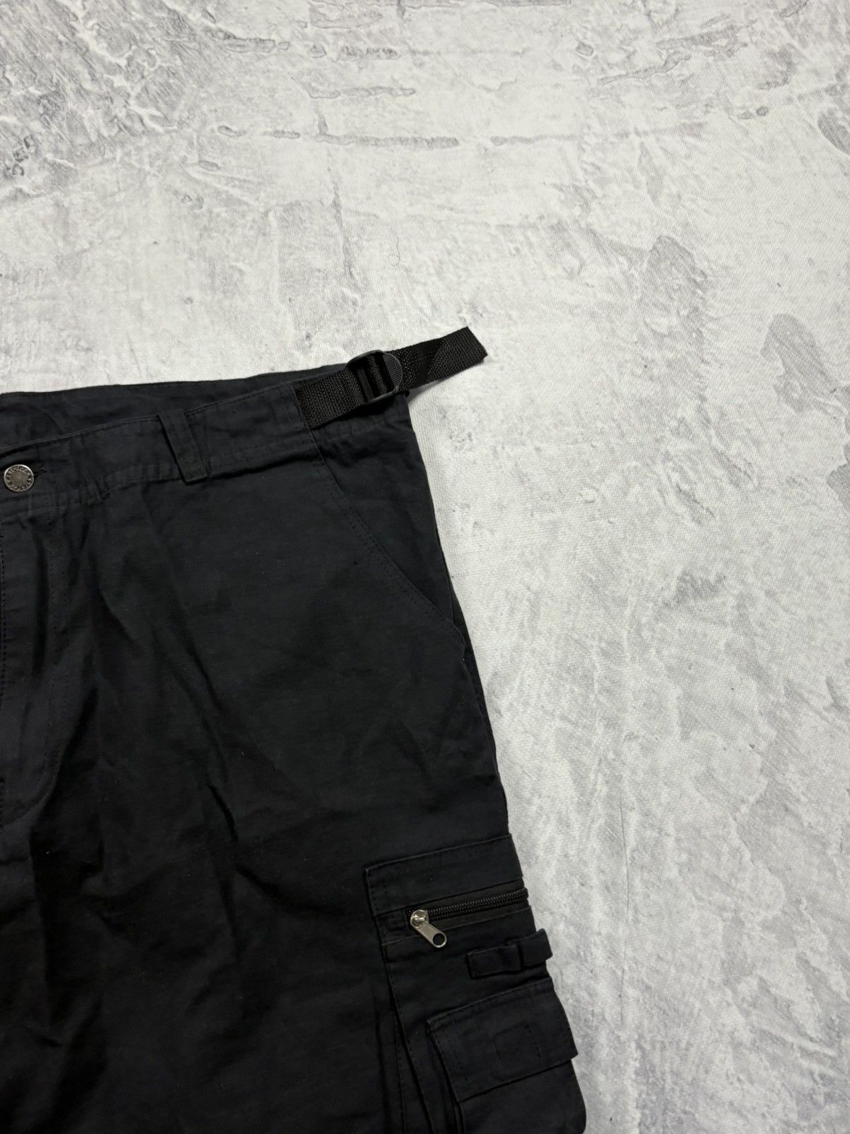 Japanese Brand Ultra Baggy Avant Garde Jorts Retro Cargo Multipocket RAP Size US 40 / EU 56 - 3 Thumbnail