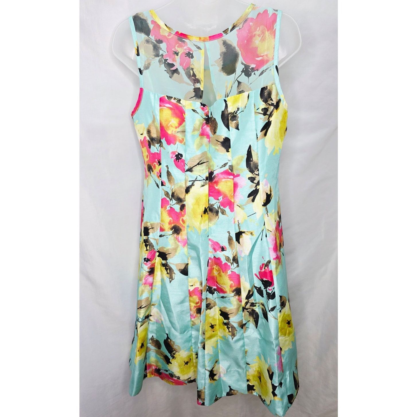 Other Chadwicks Boston Floral Fit Flare Dress Spring Garden Size M / US 6-8 / IT 42-44 - 2 Thumbnail