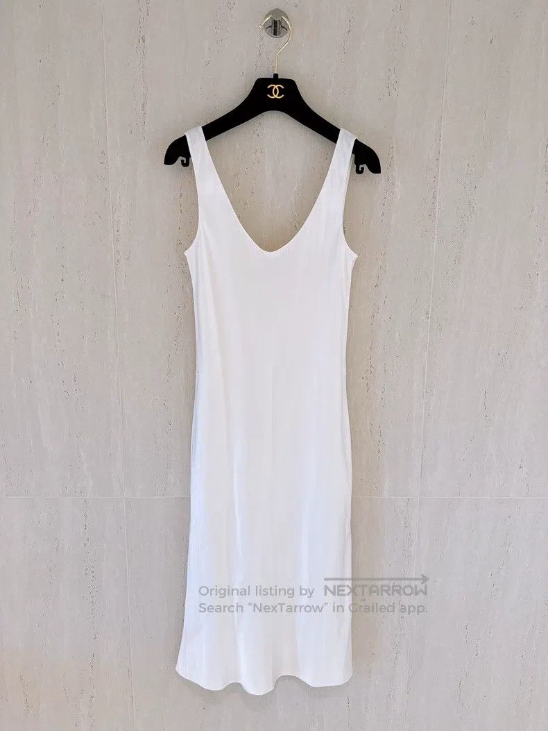 Chanel Chanel Pearly white silk dress Size XXS / US 00 / IT 34 - 1 Thumbnail