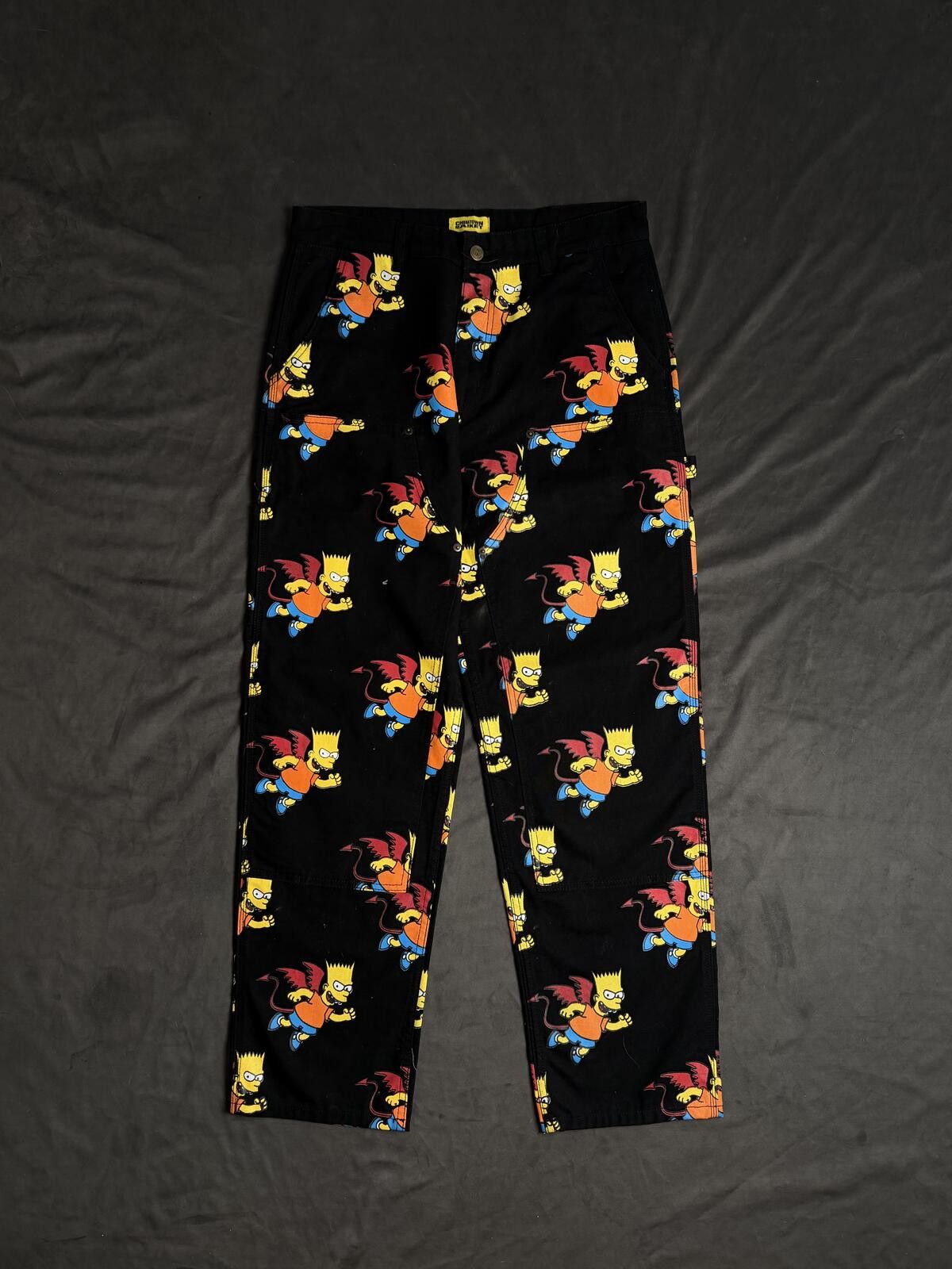 Market Chinatown Market x The Simpsons Devil Bart Graphic Pants M Size US 32 / EU 48 - 1 Thumbnail