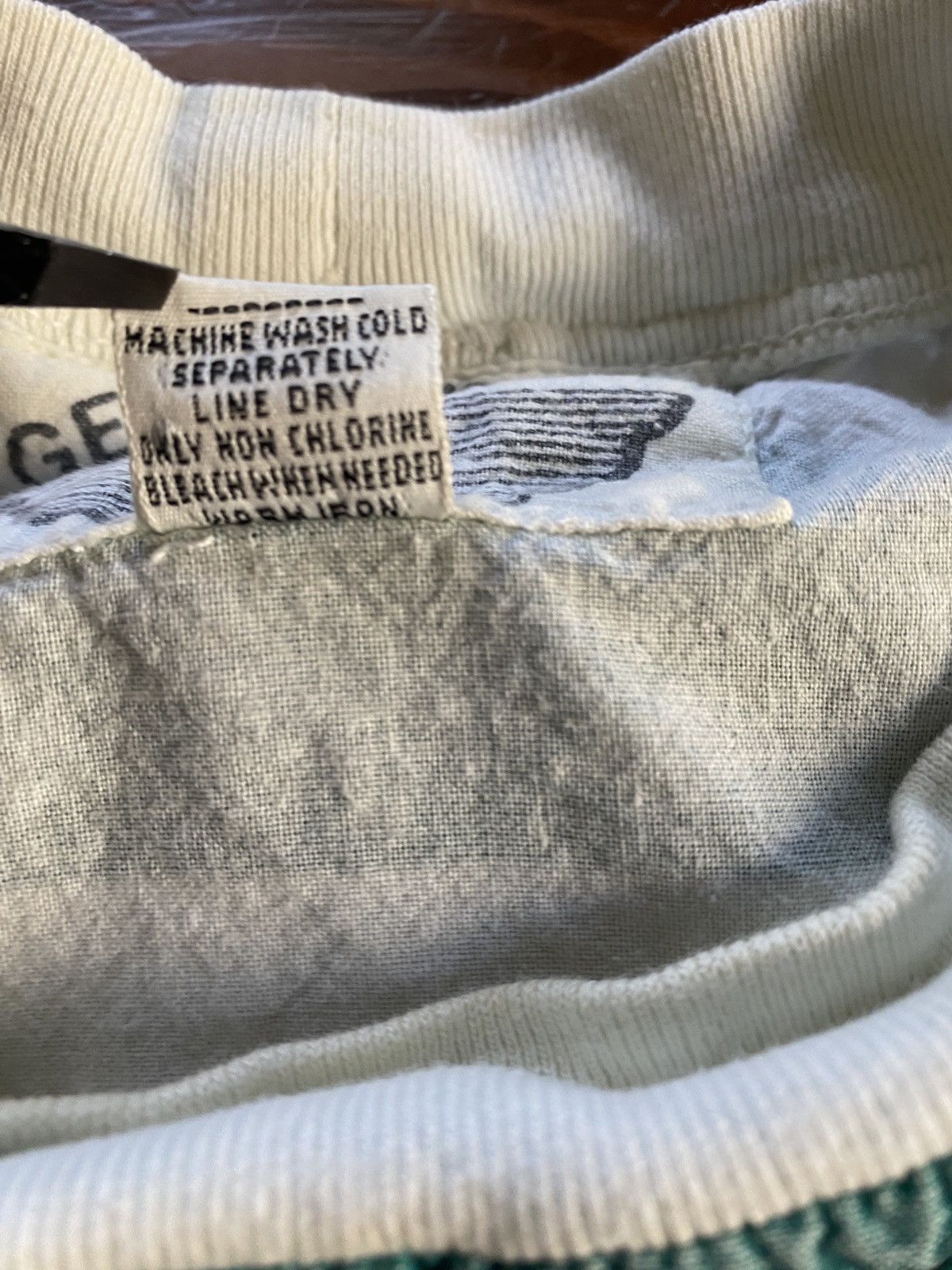 Vintage Vintage 90’s Generalities Faded Stripe Denim Like Pocket Tee Size US L / EU 52-54 / 3 - 12 Thumbnail