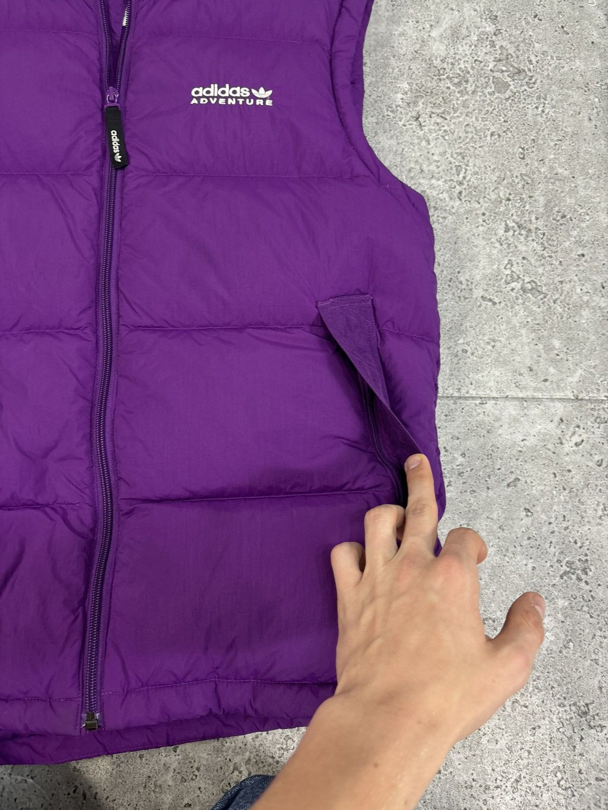 Adidas × Vintage Adidas Vest Gorpcore Outwear Puffer Jacket Y2K Waterproof Size US S / EU 44-46 / 1 - 5 Thumbnail