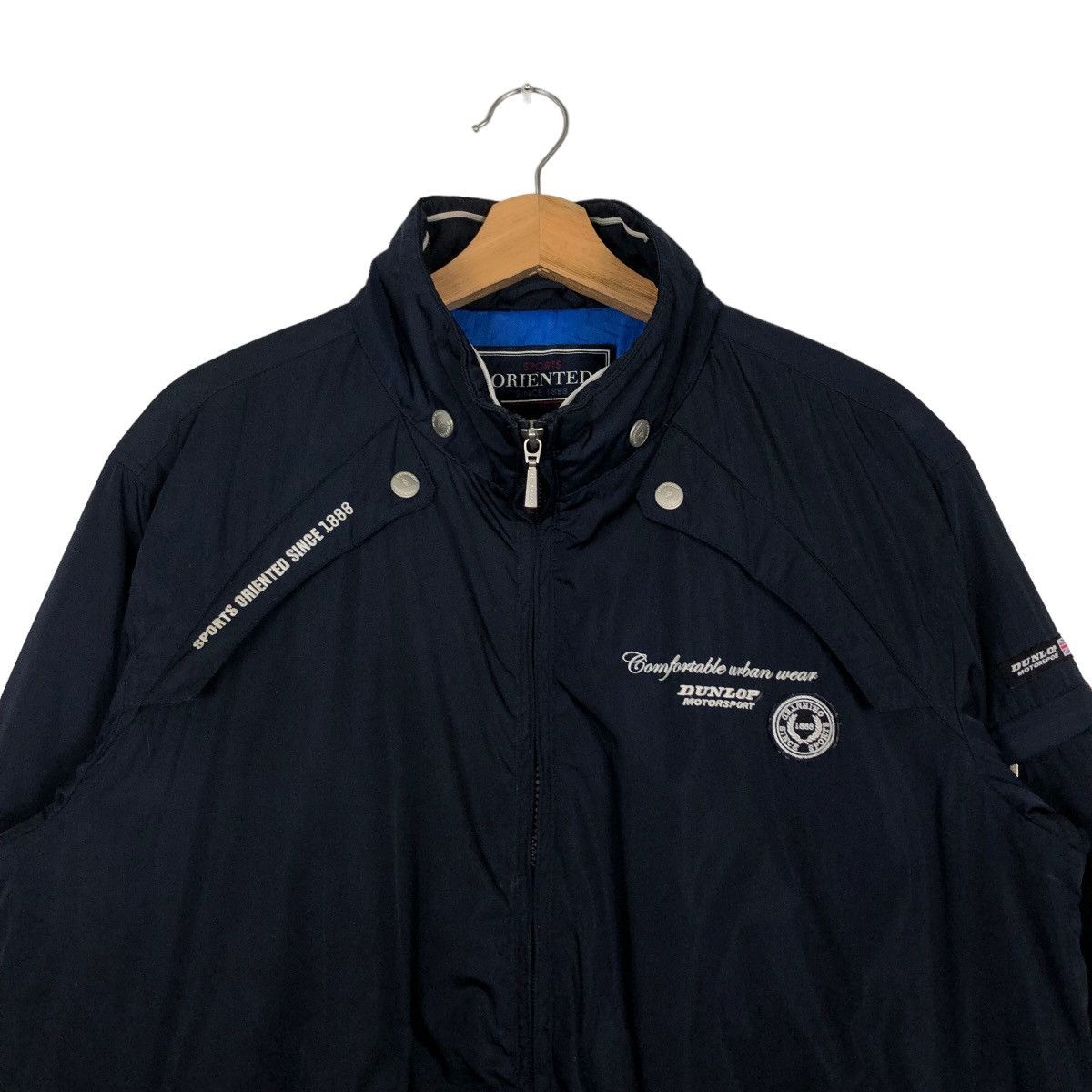 Japanese Brand 🔥F1 Bomber Jacket Dunlop Racing Sport Full Print Size US L / EU 52-54 / 3 - 3 Thumbnail