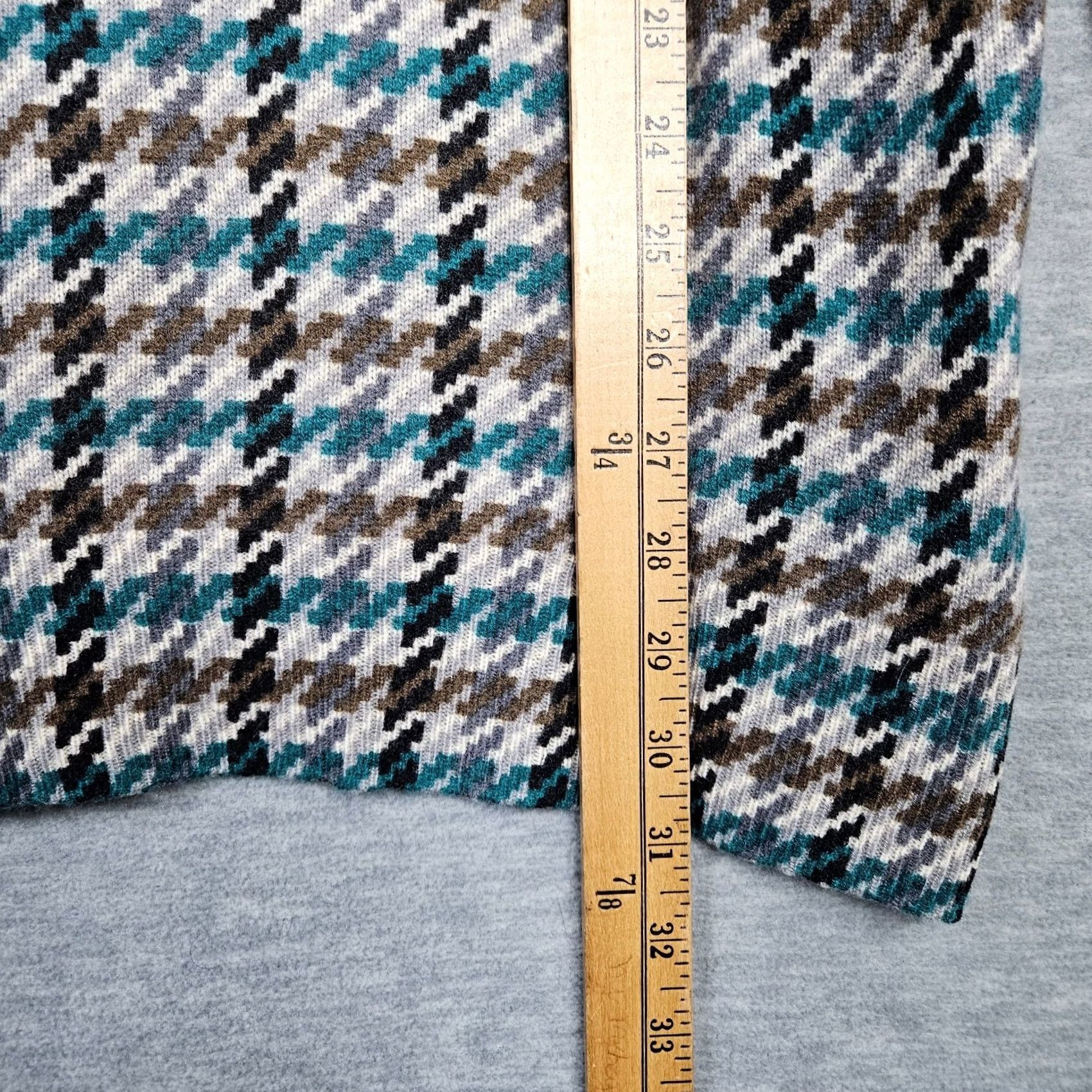 Equipment Equipment Femme Houndstooth V-neck Cashmere Long Sleeve Sweater XS Women’s Pullover Knit S/M Multicolor Modern Size XS / US 0-2 / IT 36-38 - 4 Thumbnail