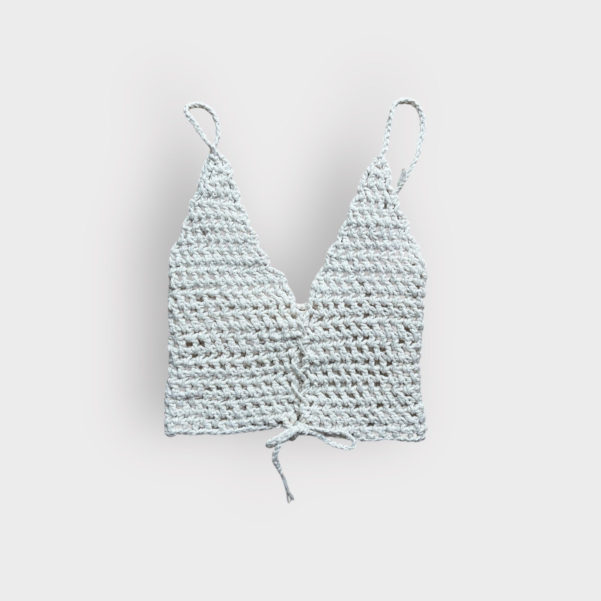 Vintage Vintage Crochet Tank Top Size XS / US 0-2 / IT 36-38 - 1 Thumbnail