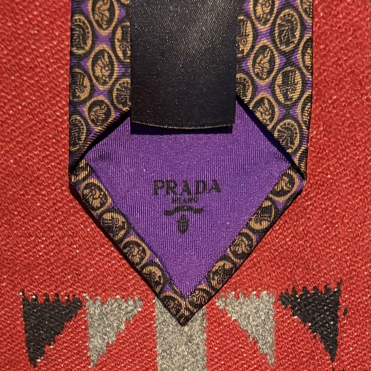 Prada Silk Neck Tie Size ONE SIZE - 5 Thumbnail
