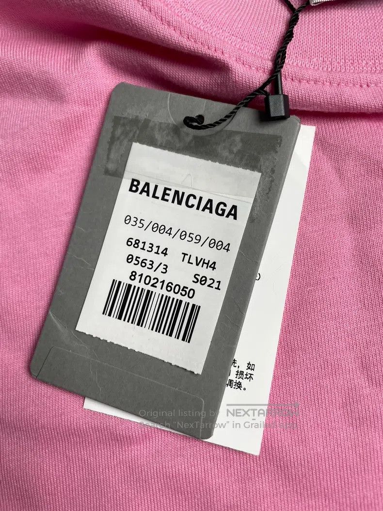 Balenciaga Balenciaga Pink short-sleeve Size US L / EU 52-54 / 3 - 3 Thumbnail