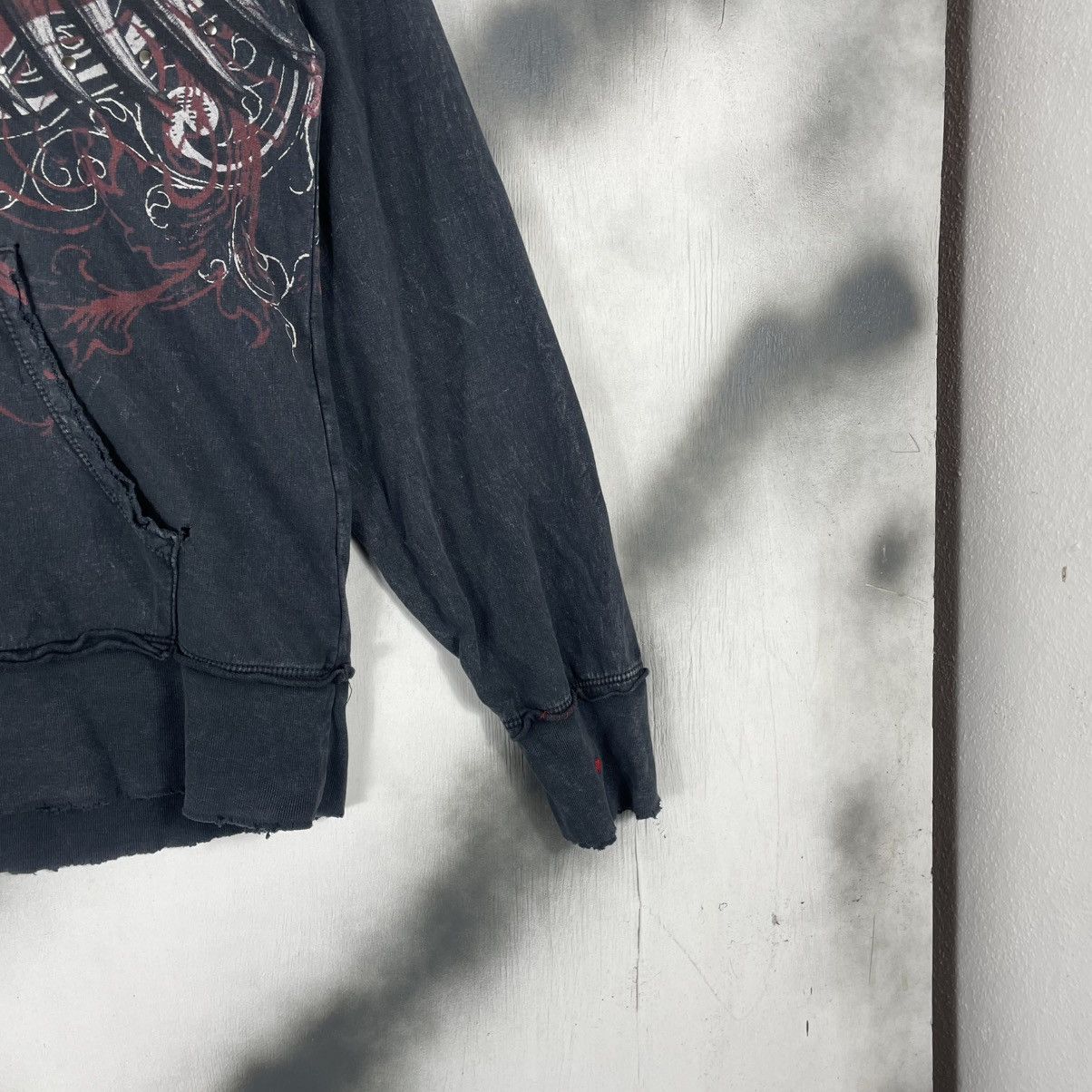 Affliction Vintage AFFLICTION ANGELS WING MOTIVE HOODED Size US M / EU 48-50 / 2 - 6 Thumbnail