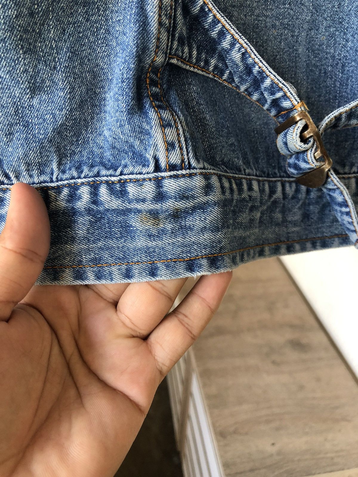 Jean Paul Gaultier Vintage 90s Jean Paul Gaultier Denim Trucker Jacket Size US M / EU 48-50 / 2 - 17 Thumbnail