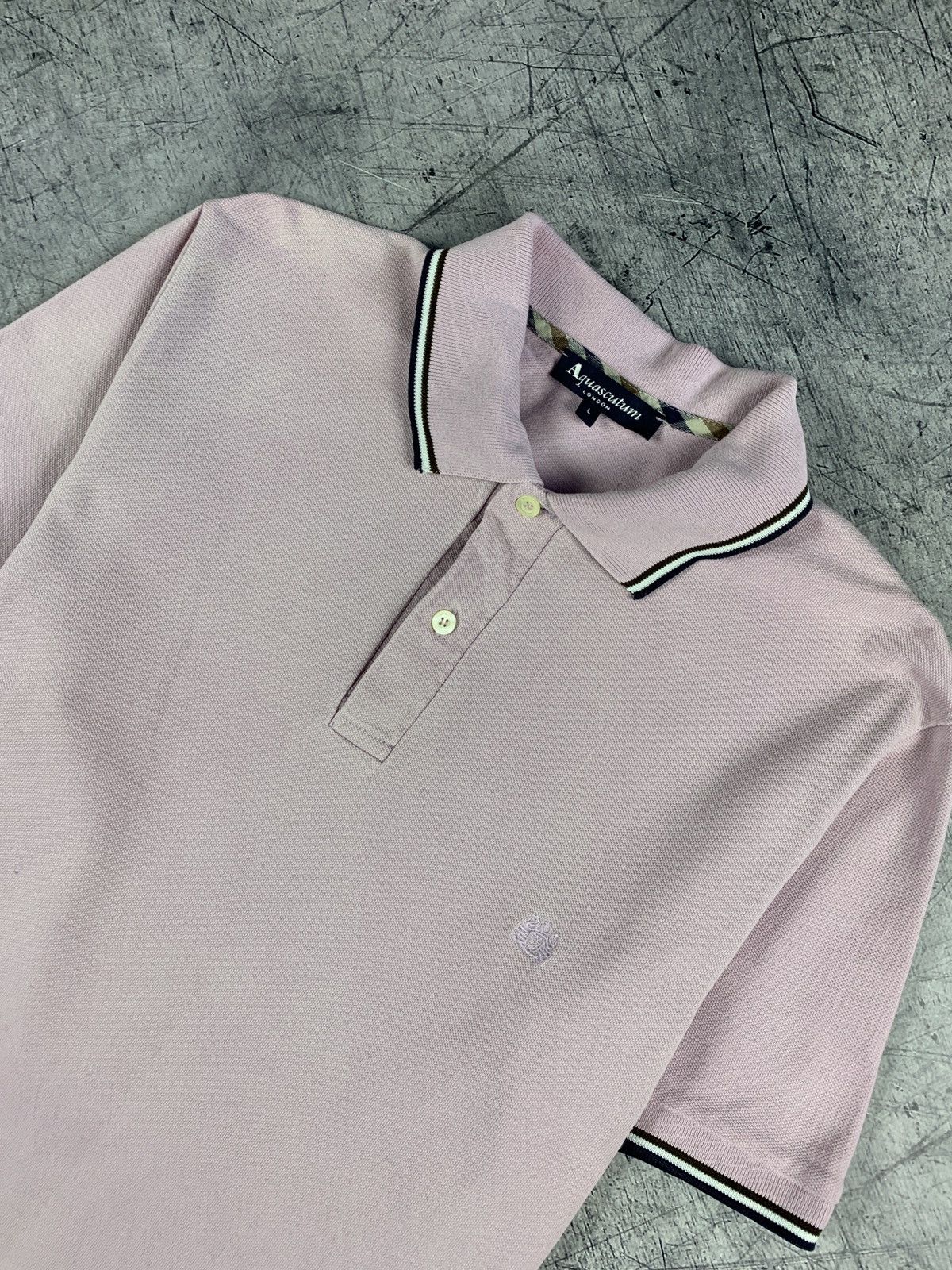 Aquascutum Vintage Aquascutum Luxury Polo Button Up Designer casual Size US L / EU 52-54 / 3 - 2 Thumbnail
