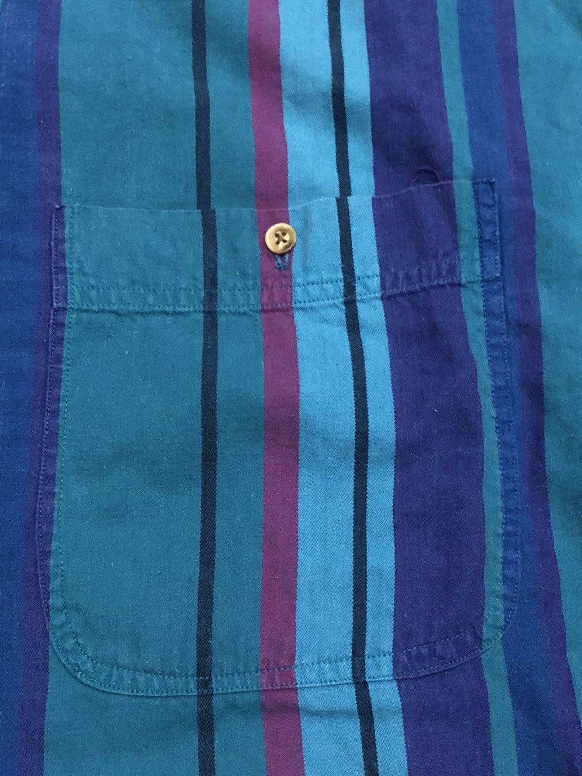 Arrow Vtg 90s Arrow Carriage Trade Striped Button Down Size US XL / EU 56 / 4 - 2 Thumbnail