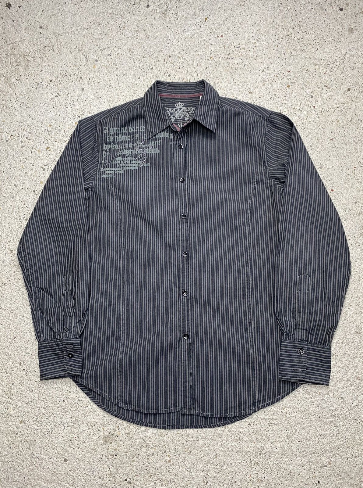 Affliction Vintage affliction striped shirt avant agrde archive vintage Size US M / EU 48-50 / 2 - 2 Thumbnail