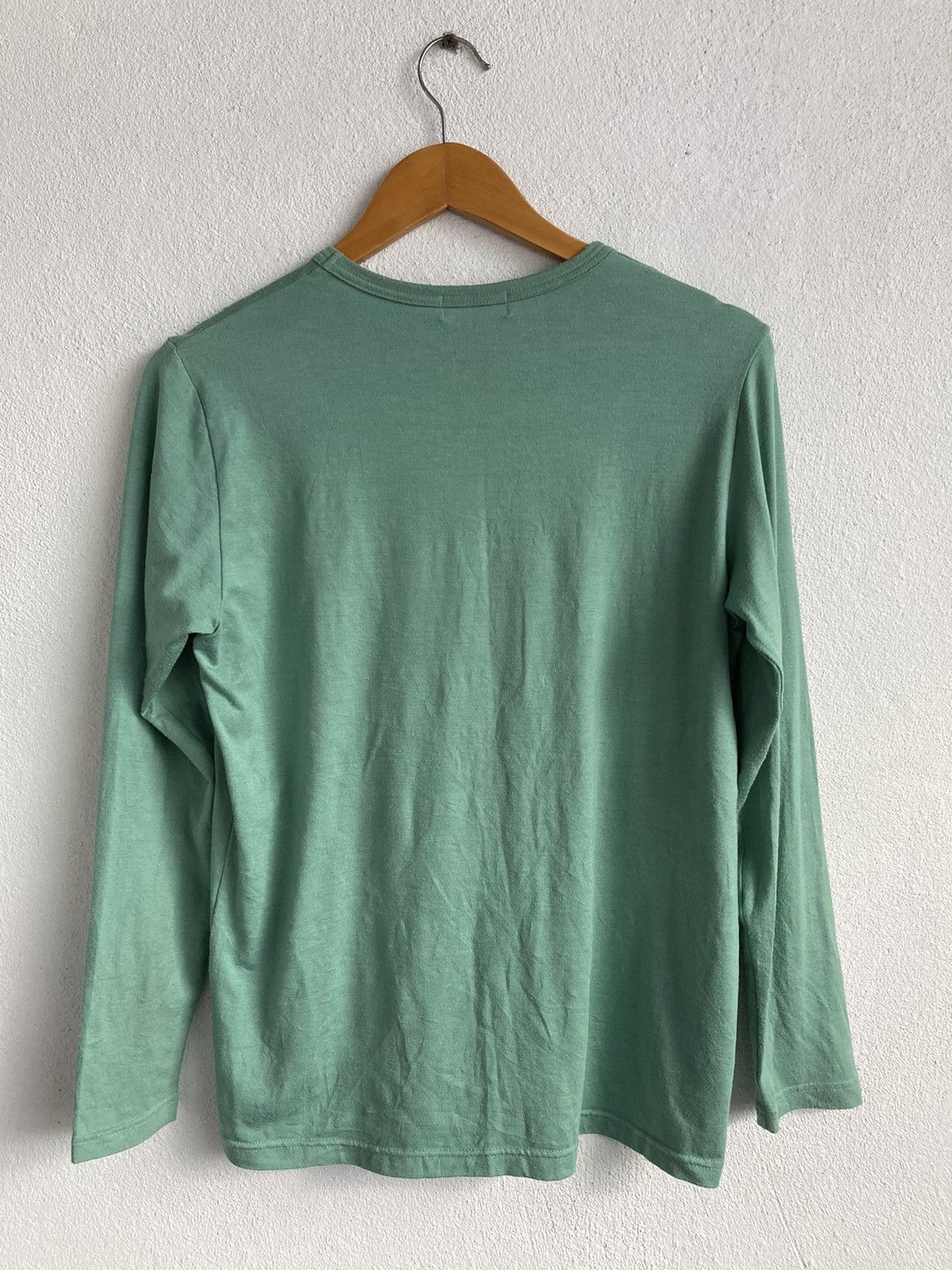 Issey Miyake IM Product by Issey Miyake Long Sleeve Tee (Green) Size S / US 4 / IT 40 - 5 Thumbnail
