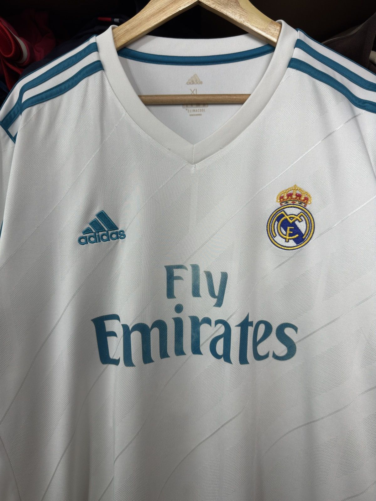 Adidas ADIDAS REAL MADRID 2017/2018 FOOTBALL SHIRT SOCCER JERSEY Size US XL / EU 56 / 4 - 4 Thumbnail
