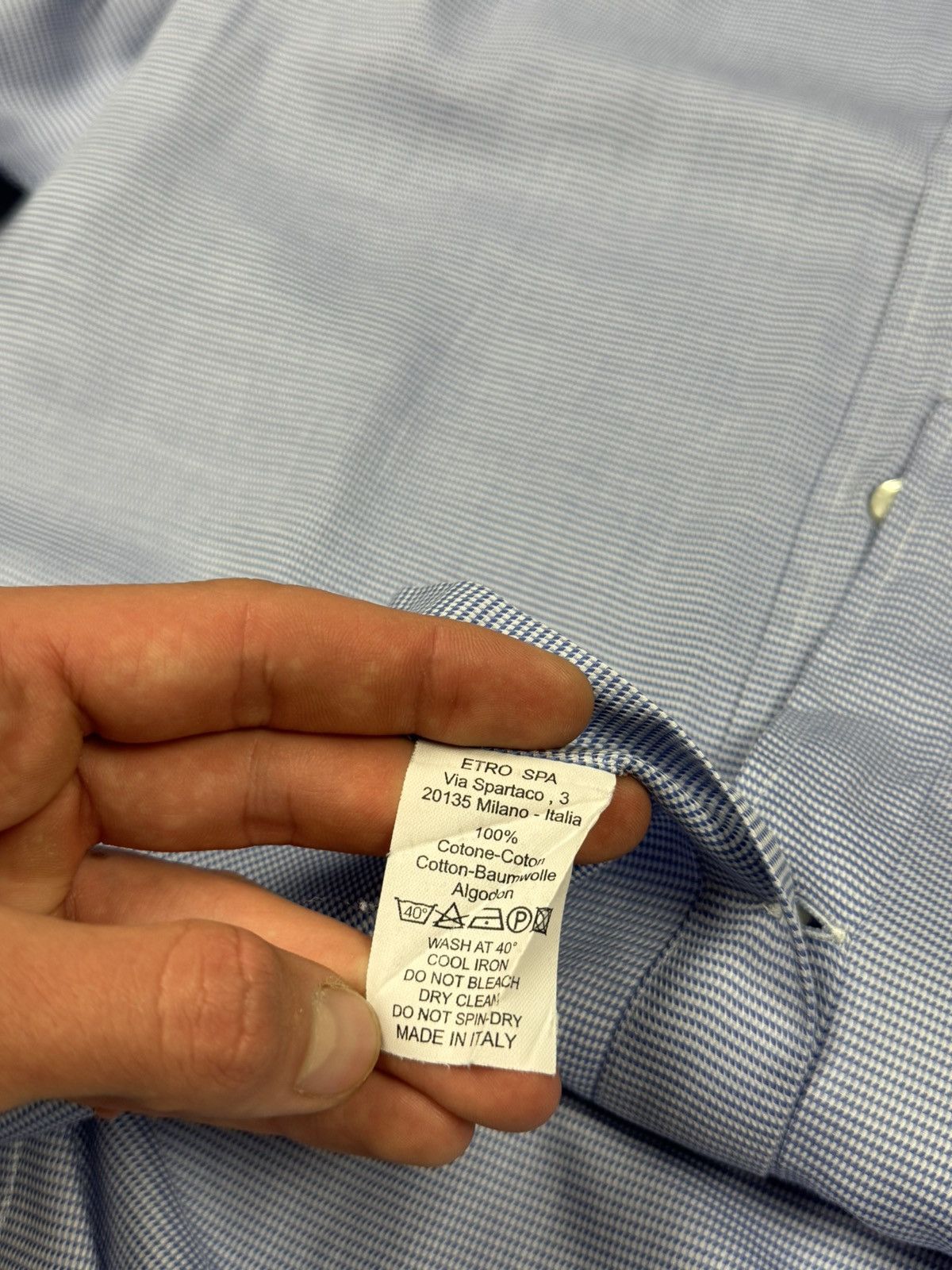 Etro Etro Shirt Button Up Size 39 Size US M / EU 48-50 / 2 - 11 Thumbnail