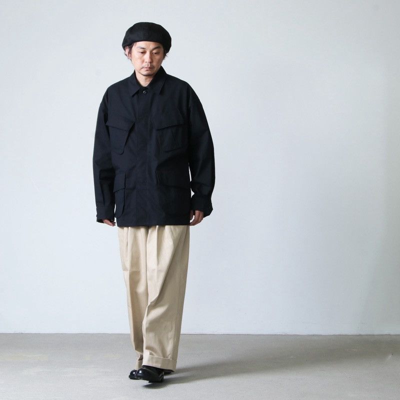 Markaware MARKA Jungle Fatigue Jacket Black Nylon Size US L / EU 52-54 / 3 - 15 Thumbnail