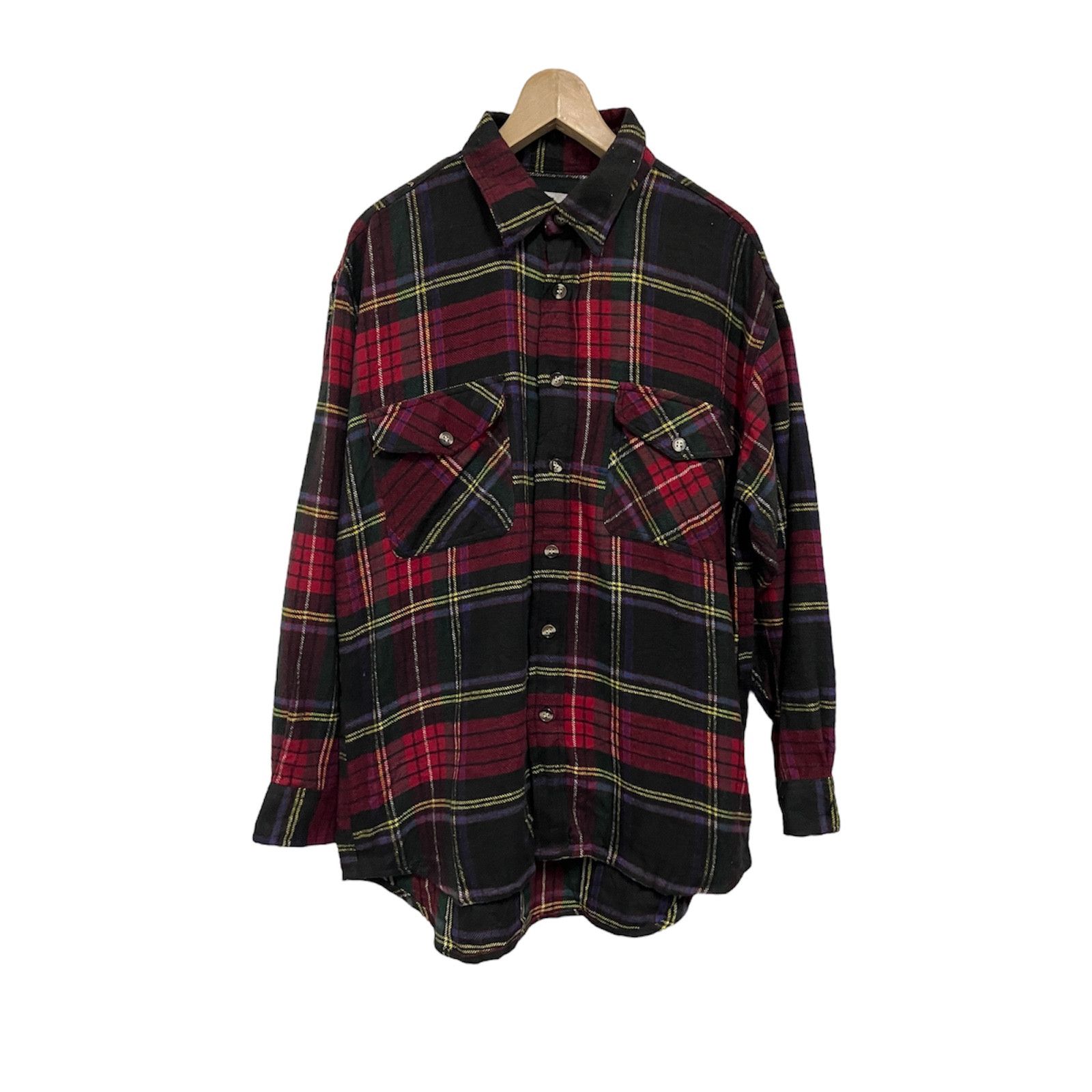 Vintage Always Shirt Plaid Tartan Flannel Shirt