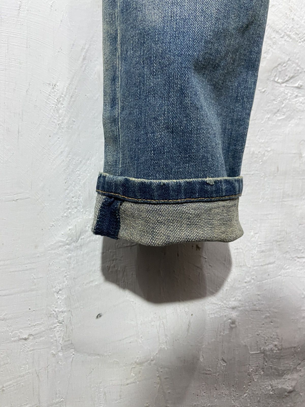 Balmain Balmain Denim Distressed Jeans moto bike Size US 31 - 13 Thumbnail