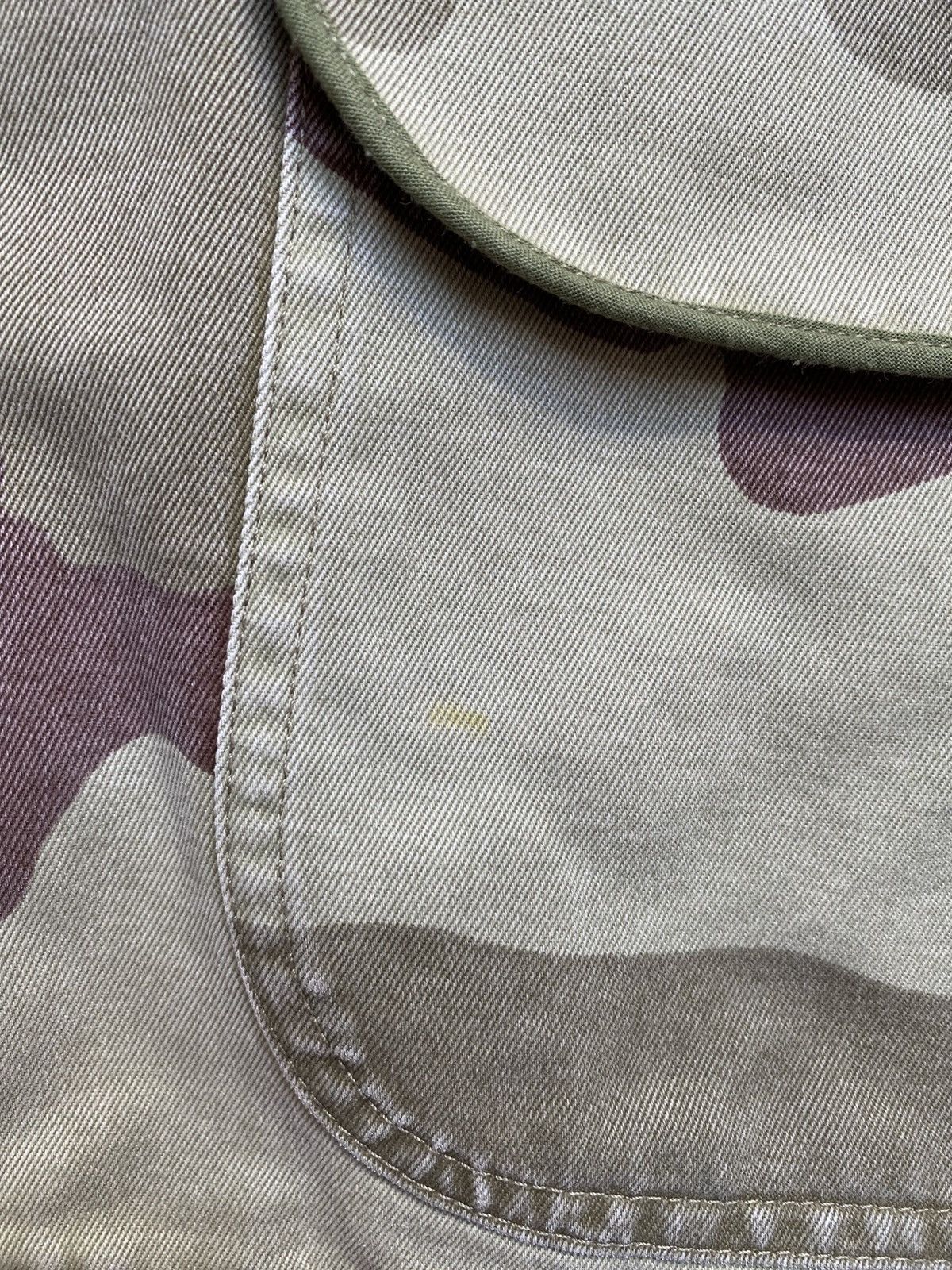 A.P.C. A.P.C. Camouflage Work Coat W/ Corduroy Collar And Flannel Size US XS / EU 42 / 0 - 17 Thumbnail