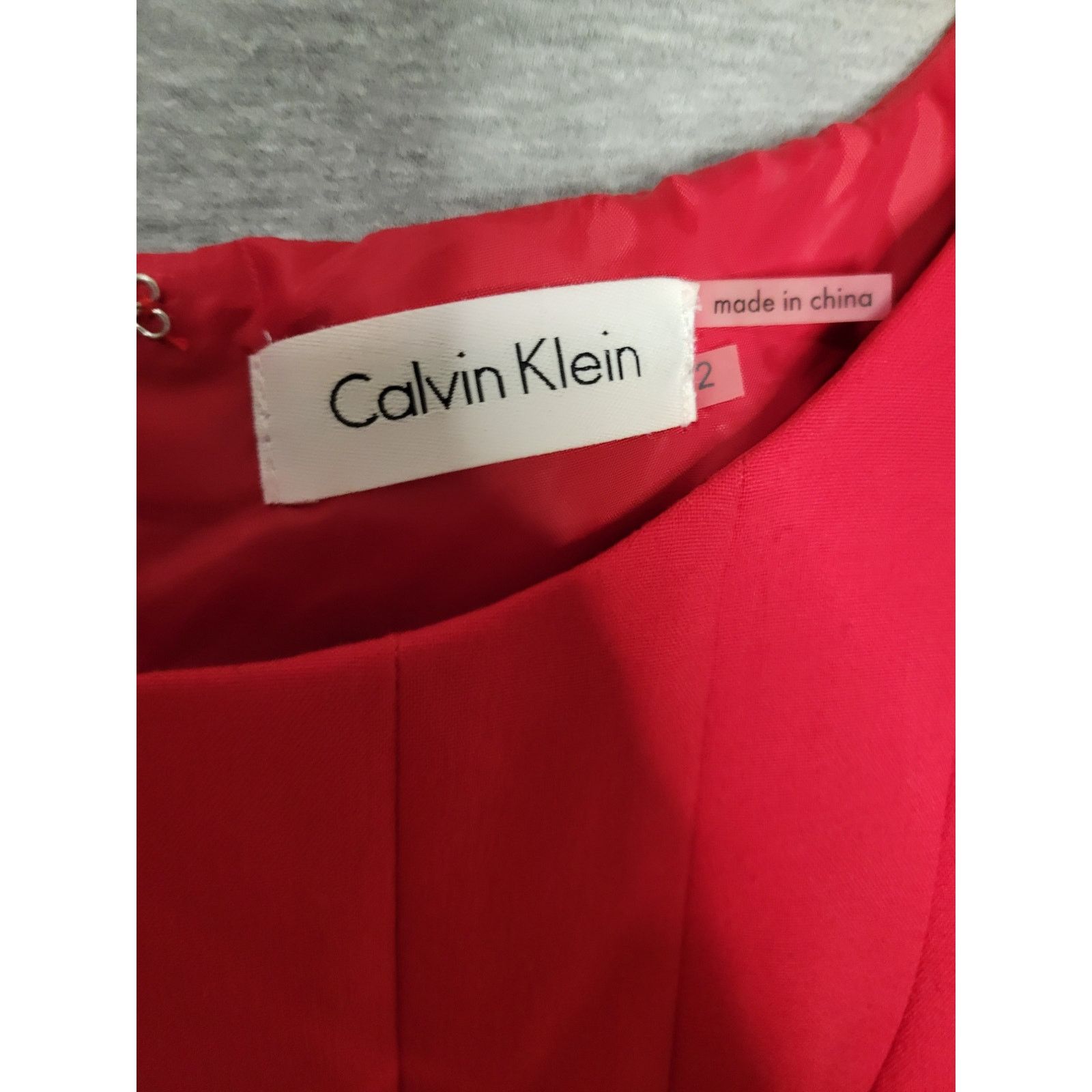 Calvin Klein Women's Calvin Klein Fit and Flare Pleated Cocktail Dress Size XS / US 0-2 / IT 36-38 - 3 Thumbnail