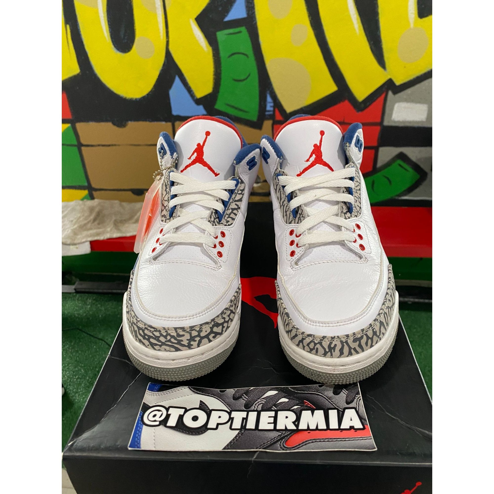 Jordan Brand air jordan 3 true blue 2016 sz 7.5 Size US 7.5 / EU 40-41 - 2 Thumbnail
