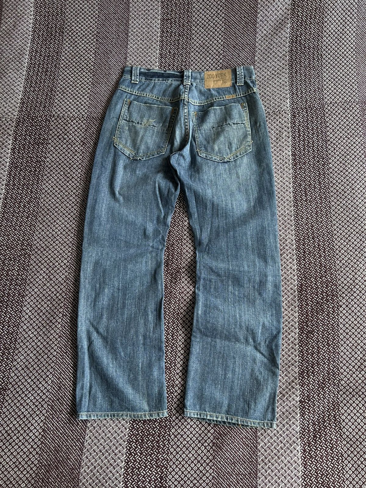 Jean × Vintage × Zoo York Vintage Baggy Zoo York Denim Dirty Jeans Size 30 Streetwear Size US 30 / EU 46 - 1 Thumbnail