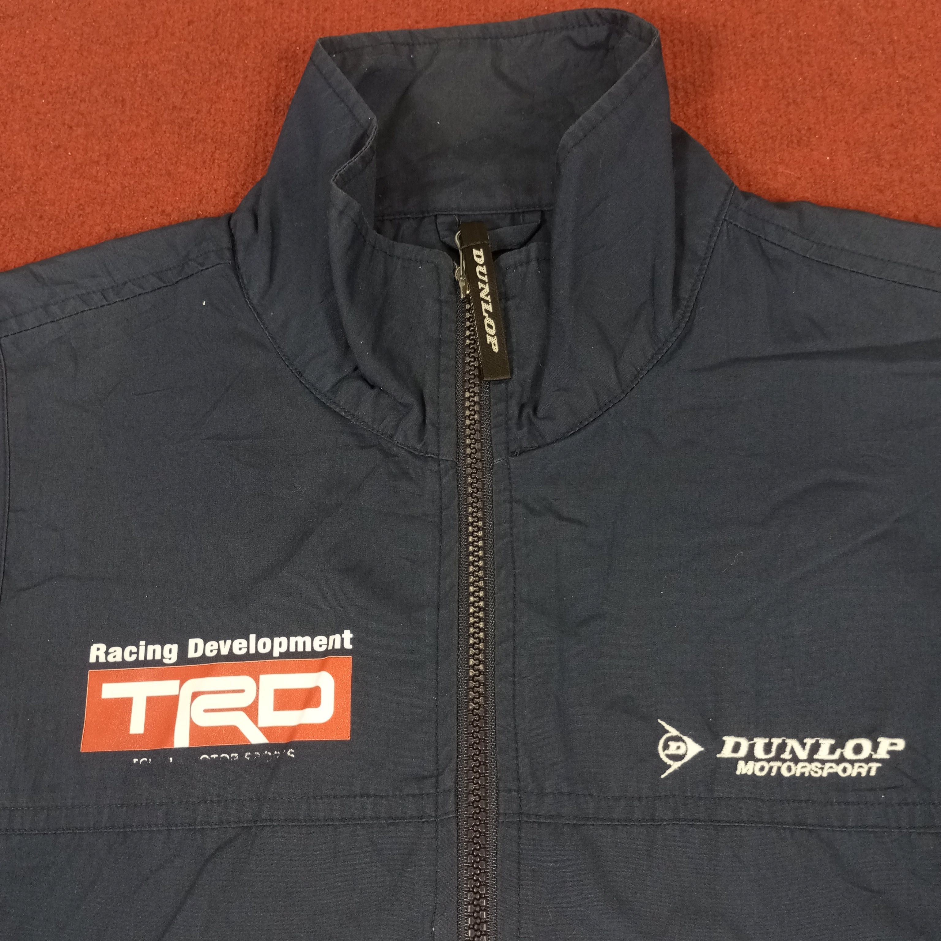 Dunlop × Vintage Dunlop X Custom TRD Toyota Motorsports Workwear Vest Size US S / EU 44-46 / 1 - 3 Thumbnail