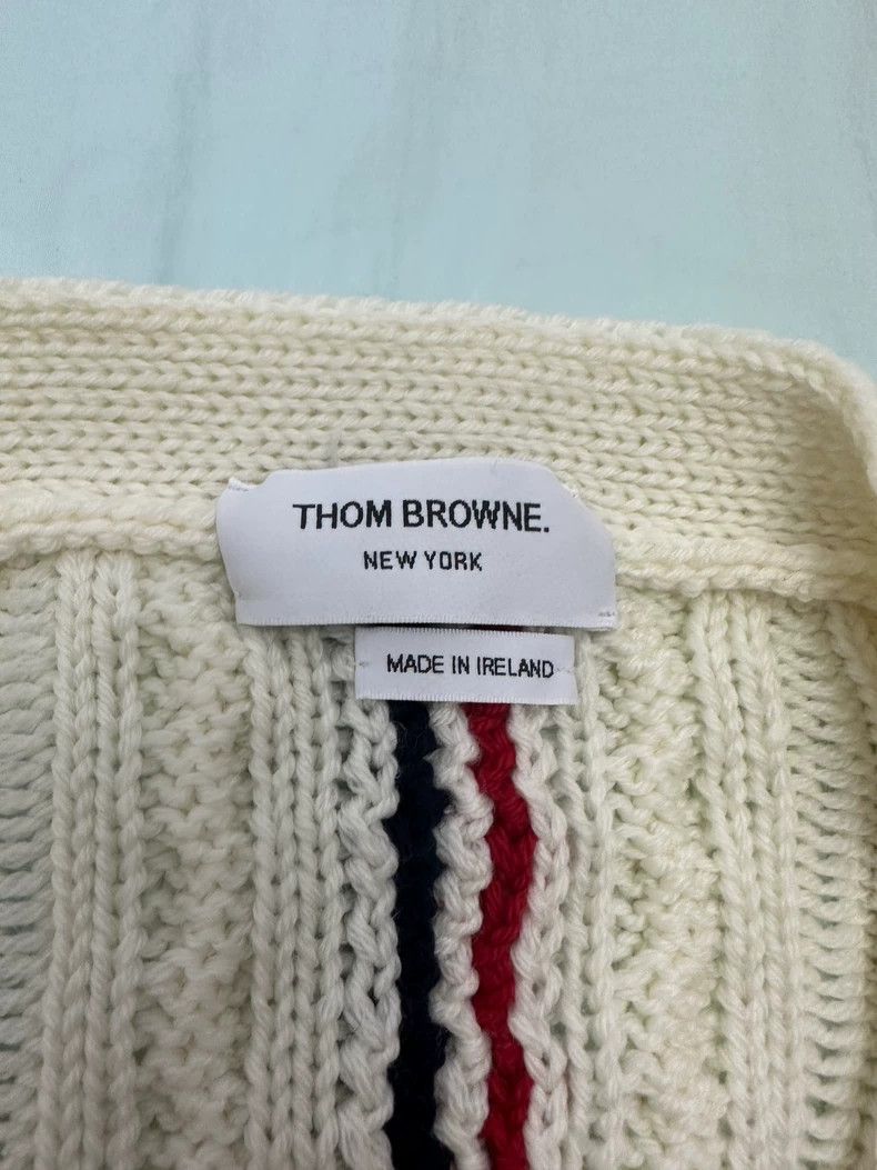 Thom Browne Thom Browne White knit sweater Size XS / US 0-2 / IT 36-38 - 4 Thumbnail