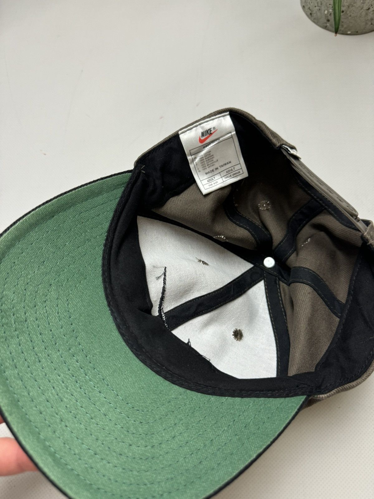 Nike × Vintage Rare vintage Nike Cap 90s big logo y2k Size ONE SIZE - 5 Thumbnail