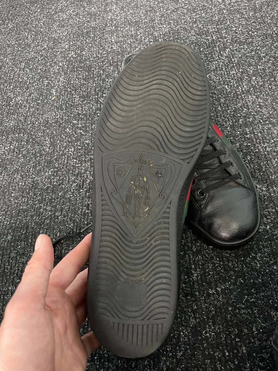 Designer × Gucci × Vintage GUCCI BLACK ACE SNEAKERS Size US 10 / EU 43 - 7 Thumbnail