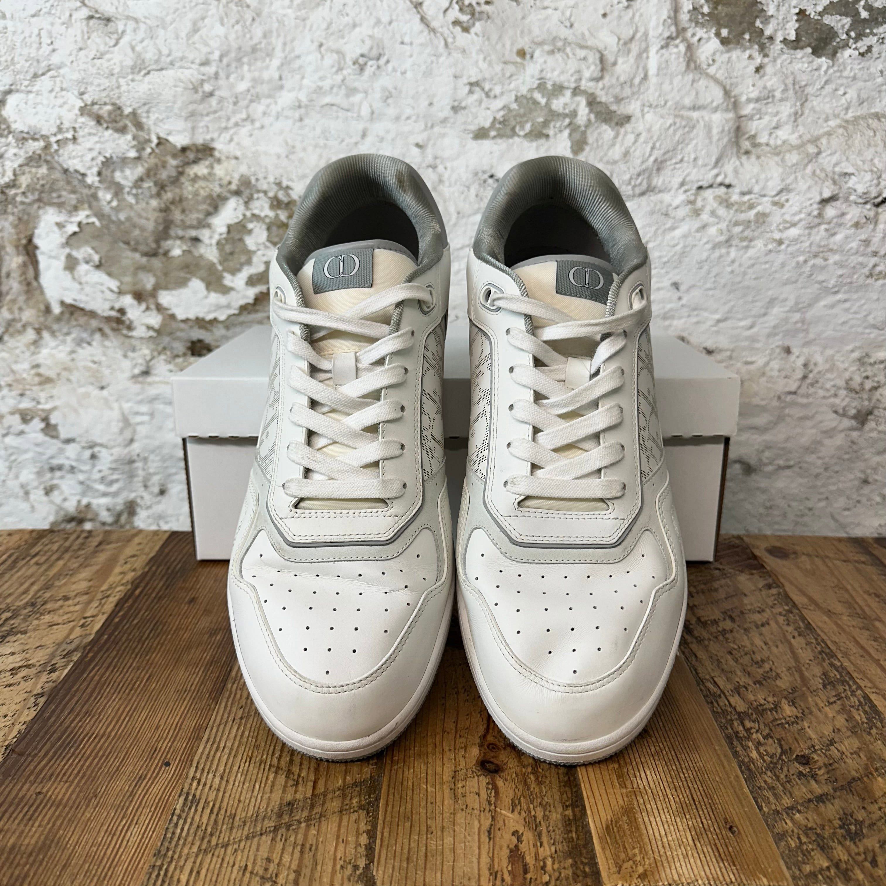 Dior Dior B27 White Monogram Low Sneaker Sz 15 (48) Size US 15 / EU 48 - 3 Thumbnail