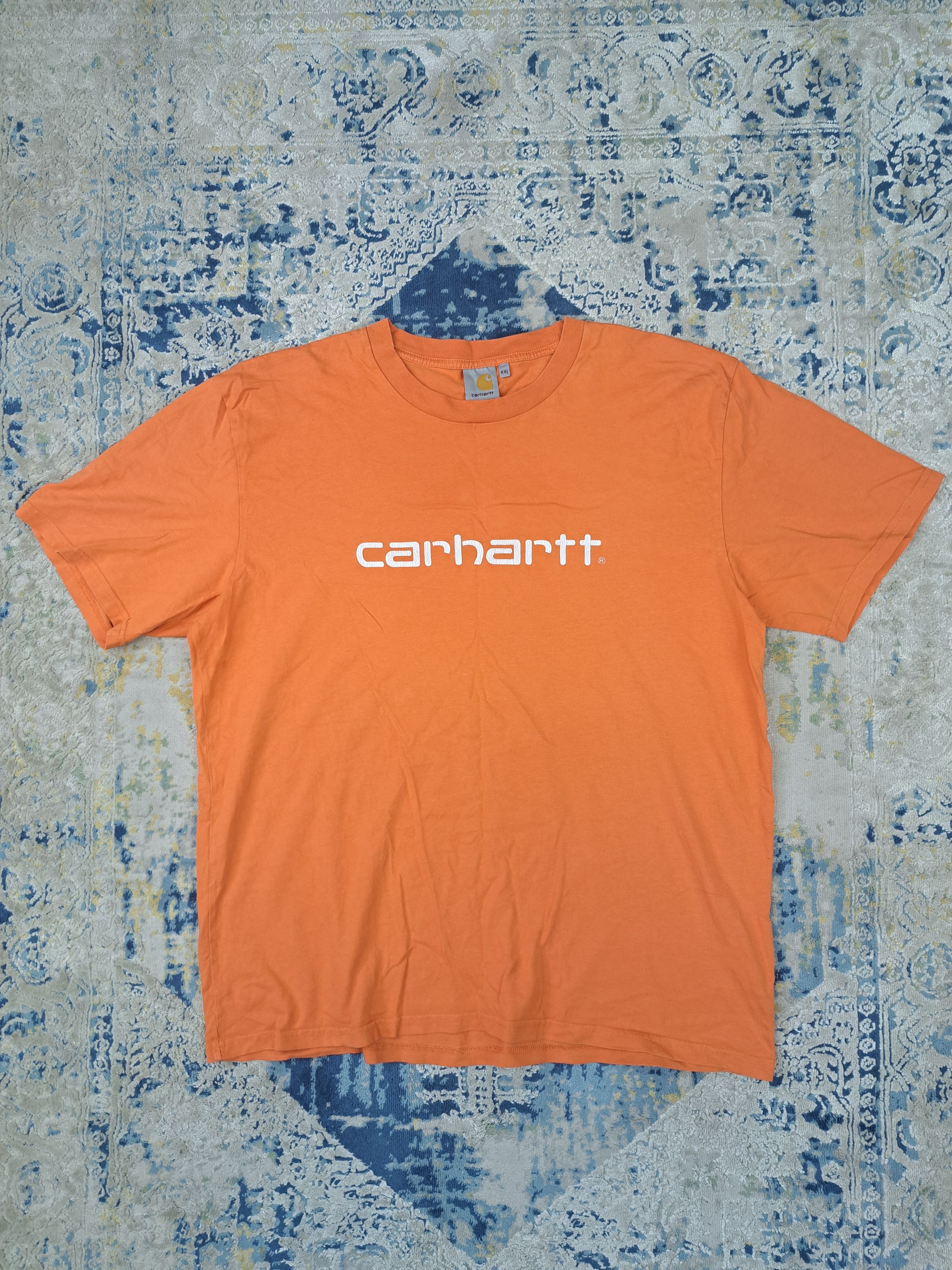 Carhartt Carhartt SS Script Tshirt Big Logo Boxy Oversize Size US XXL / EU 58 / 5 - 1 Thumbnail