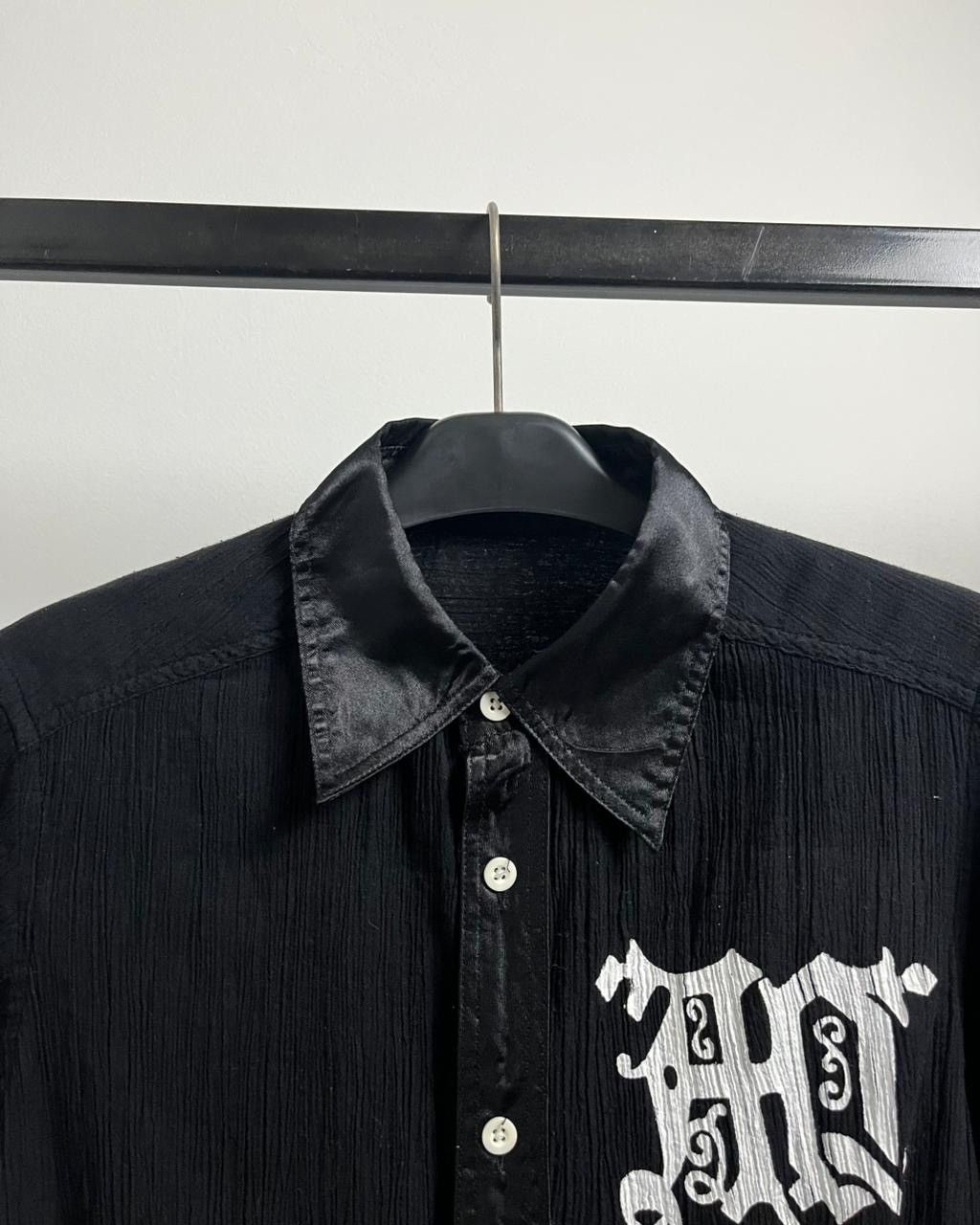 Seditionaries 2000s Algonquins Skull-Cross Vampire Pleated Shirt Size US M / EU 48-50 / 2 - 4 Thumbnail
