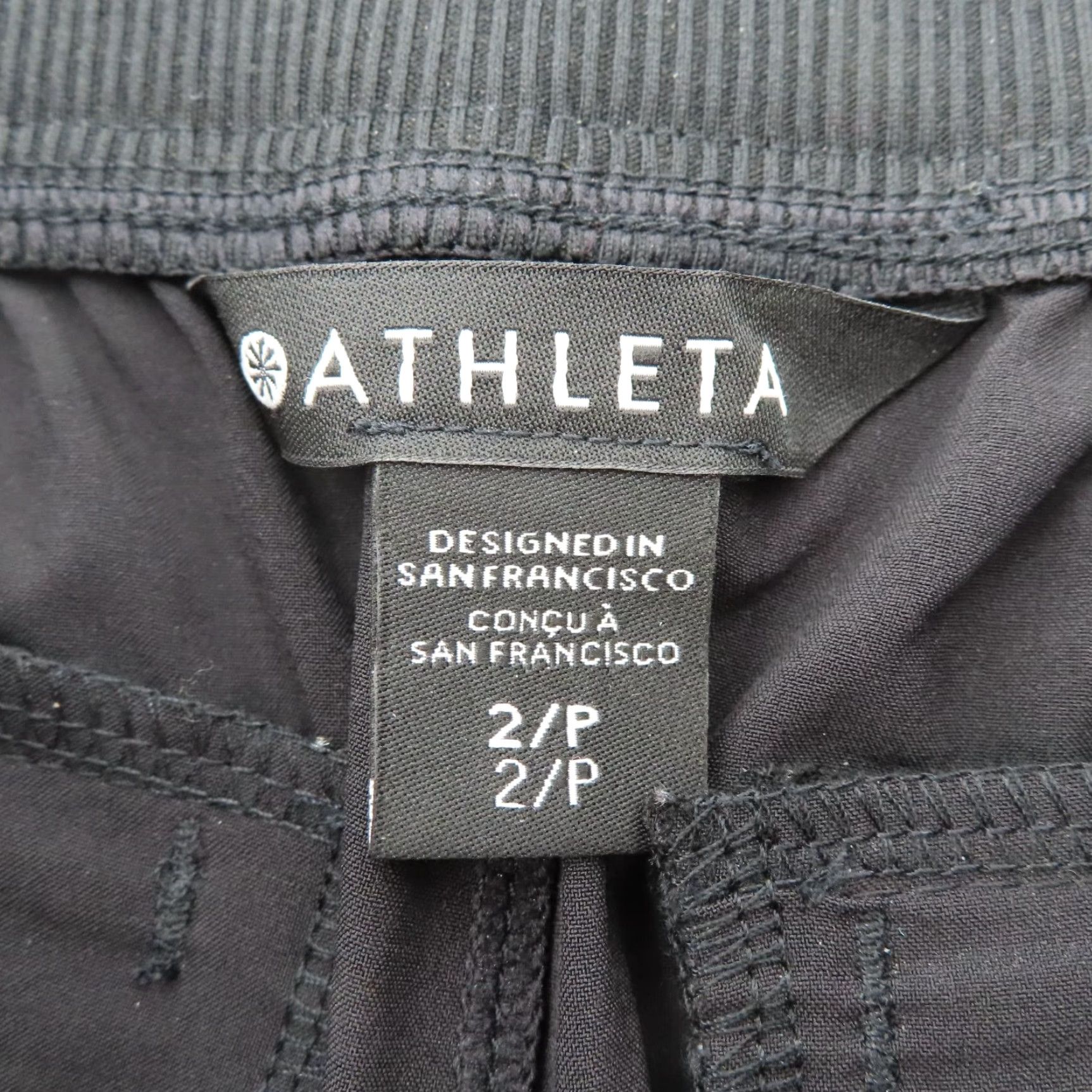 Athleta Athleta Women Brooklyn Mid Rise Ankle Pant Solid Black Pockets Activewear XS-Size 2 Regular Pants Athleisure Women Size 26" / US 2 / IT 38 - 7 Thumbnail