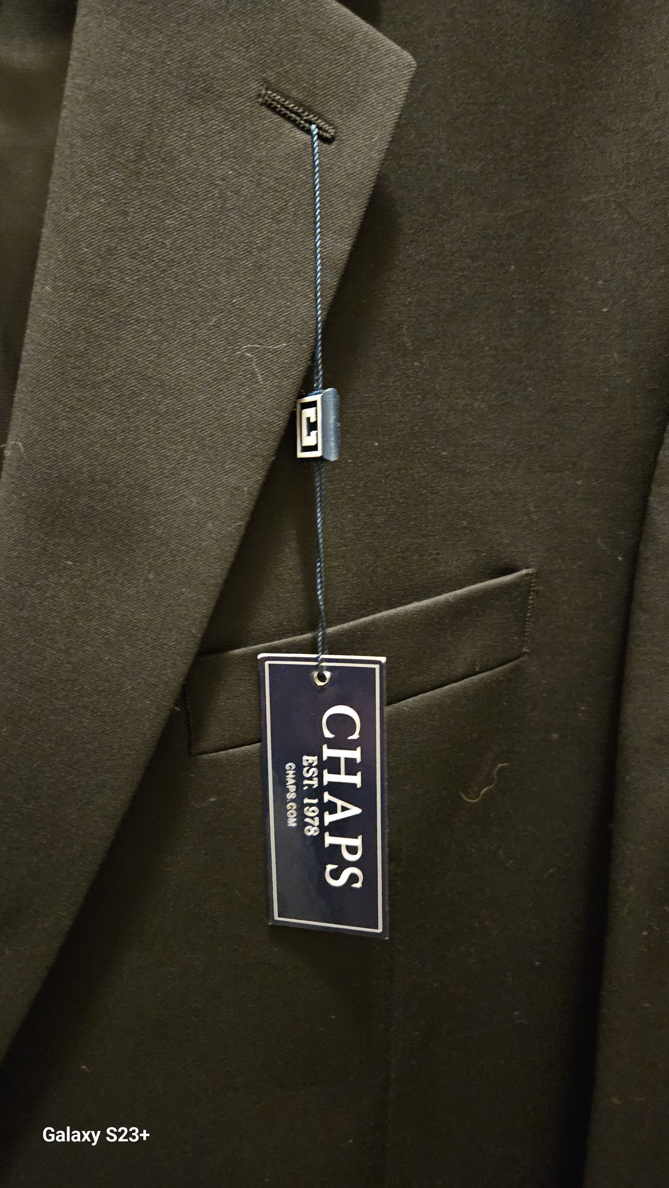Chaps Ralph Lauren Black Suit Coat size 46 L by Chaps Ralph Lauren NWT Size 46L - 3 Thumbnail