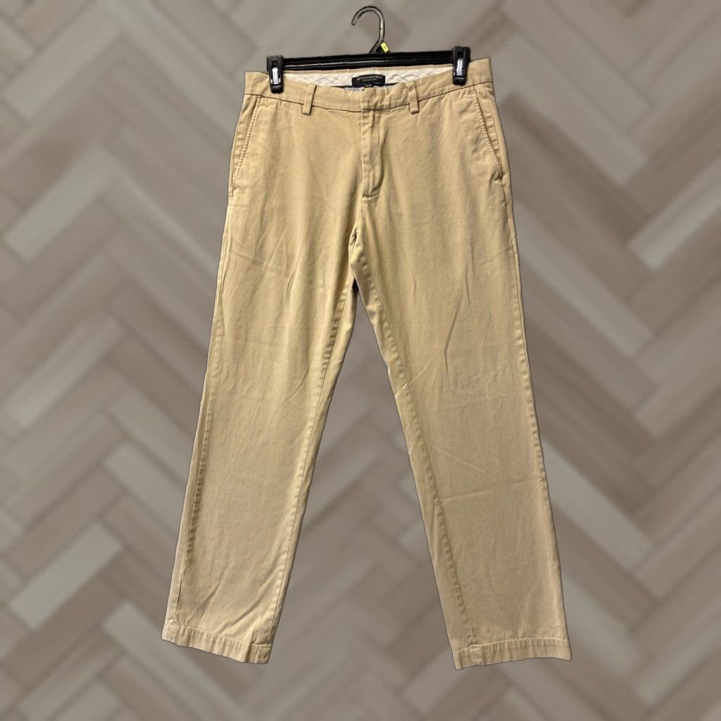 Banana Republic Banana Republic Chino Pants Men 32x32 Khaki Flat Front Straight Leg Button Zip Regular 32in Khaki Mens Pants Chino 32 Regular Ban Republic? Size US 32 / EU 48 - 1 Thumbnail