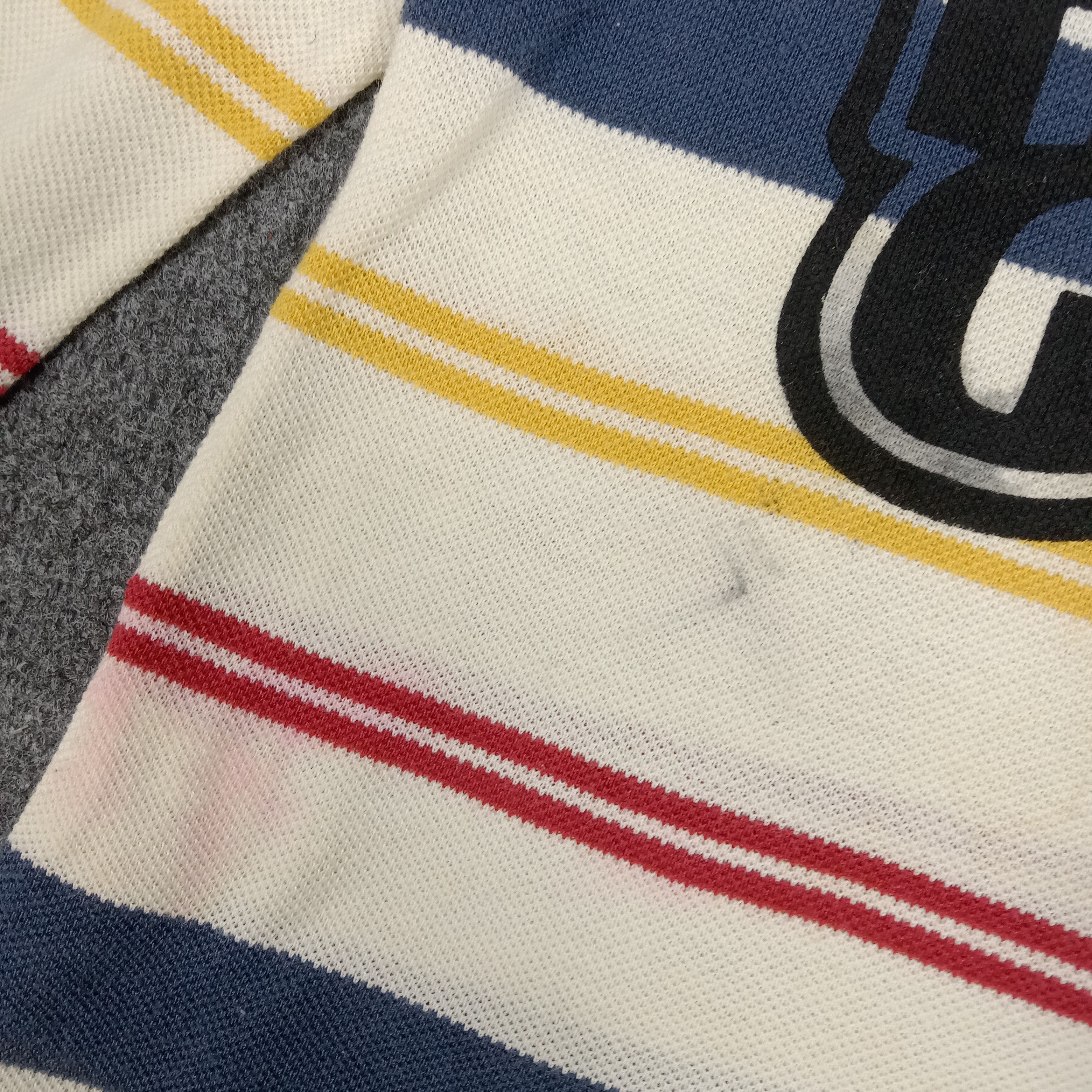 Hysteric Glamour × Japanese Brand × Vintage Hsyteric Glamour Japanese Brand Striped Polos Size XS / US 0-2 / IT 36-38 - 4 Thumbnail