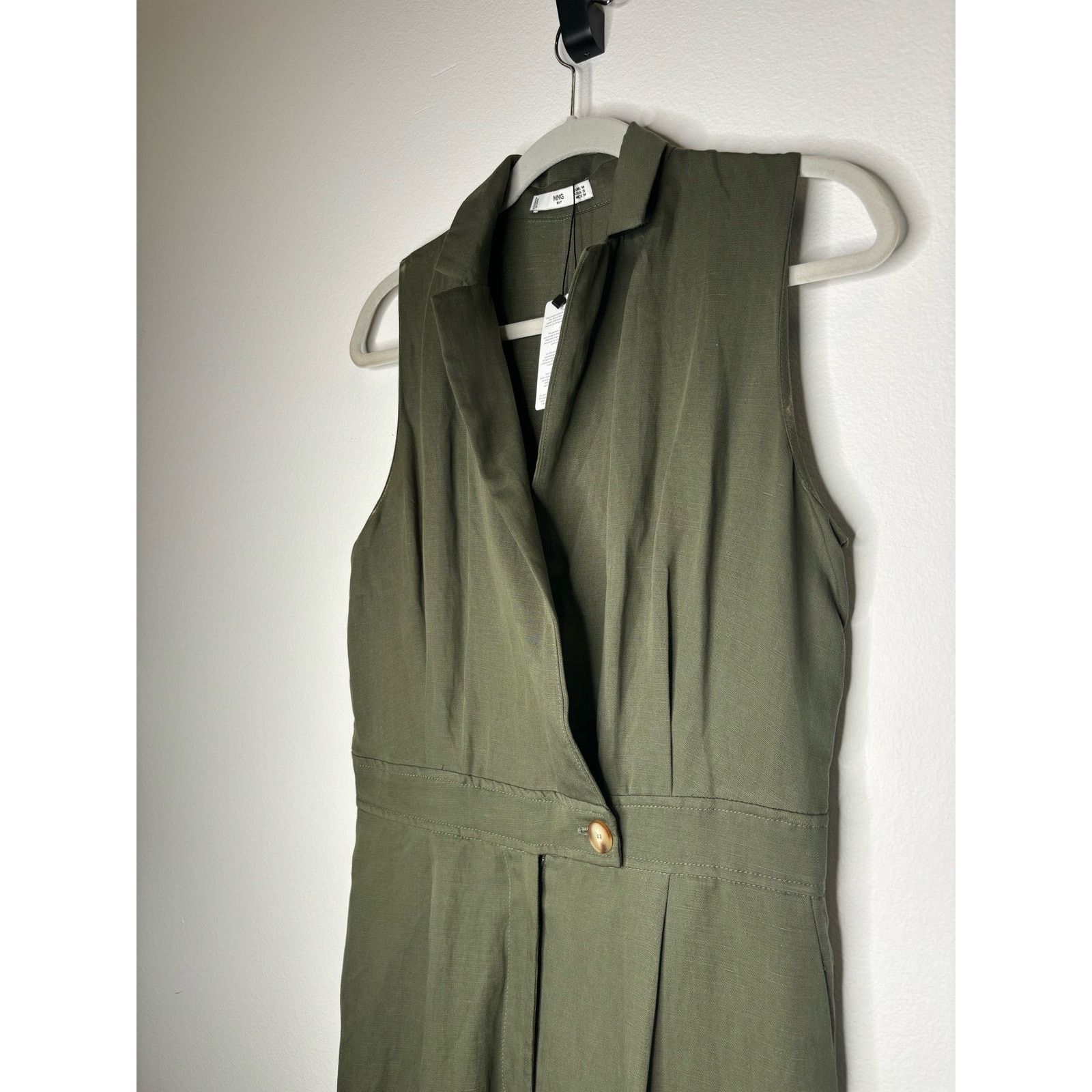 Mango MANGO Long Linen Jumpsuit Size 27" / US 4 / IT 40 - 5 Thumbnail