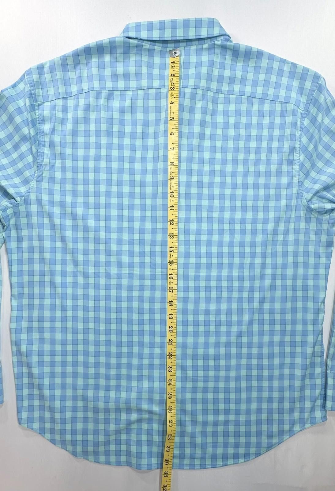 Bonobos Bonobos Standard Fit Nylon/Spandex Button Up Blue Mens XL Size US XL / EU 56 / 4 - 3 Thumbnail