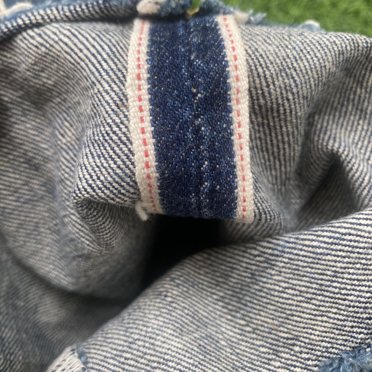 Designer Vintage Yoshiyuki konishi Embroidery Ethnic Selvedge Denim Size US 28 / EU 44 - 8 Thumbnail