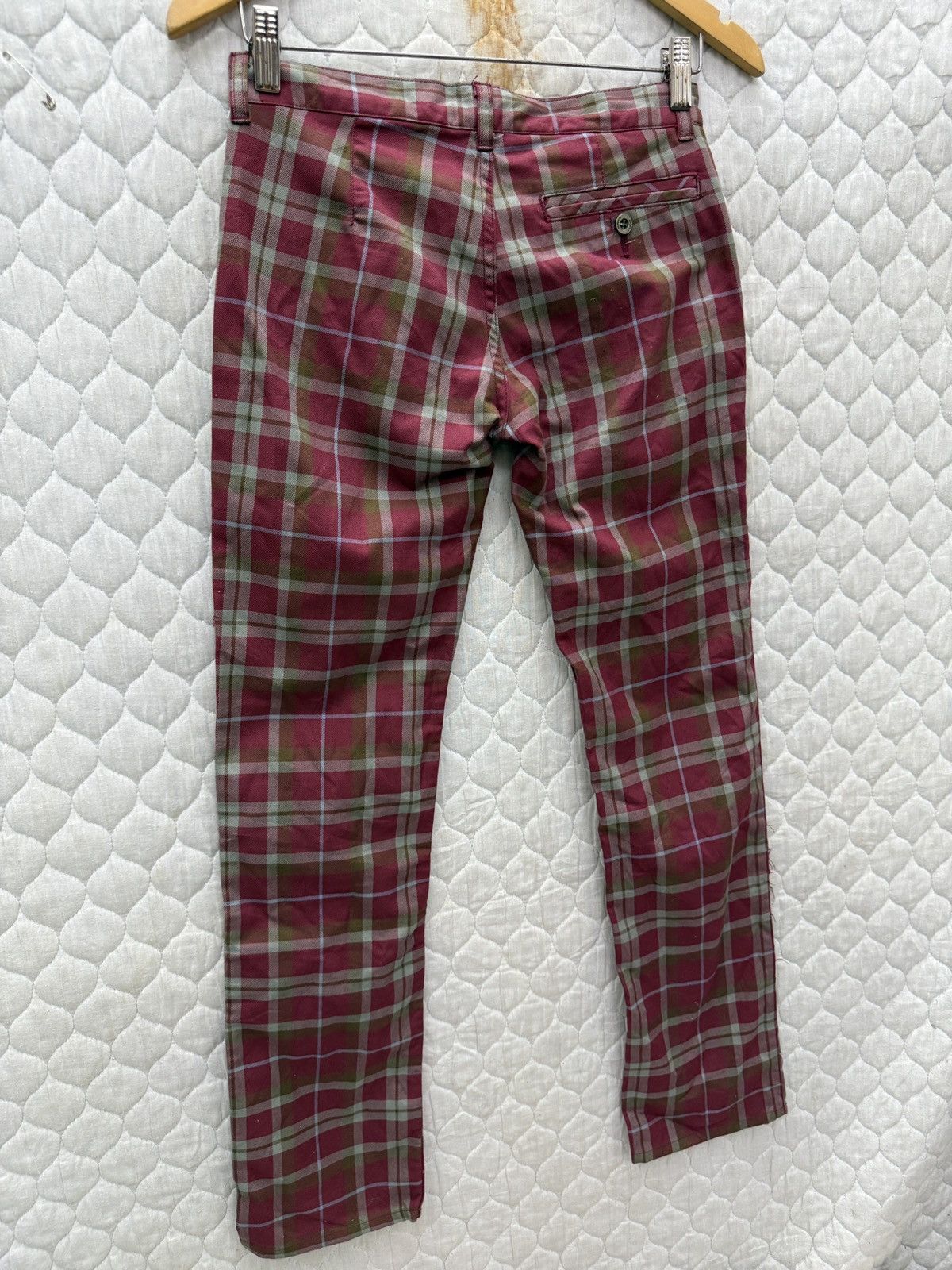 Hysteric Glamour 🔥🔥🔥ARCHIVE HYSTERIC GLAMOUR TARTAN PUNK PANTS Size 28" / US 6 / IT 42 - 13 Thumbnail