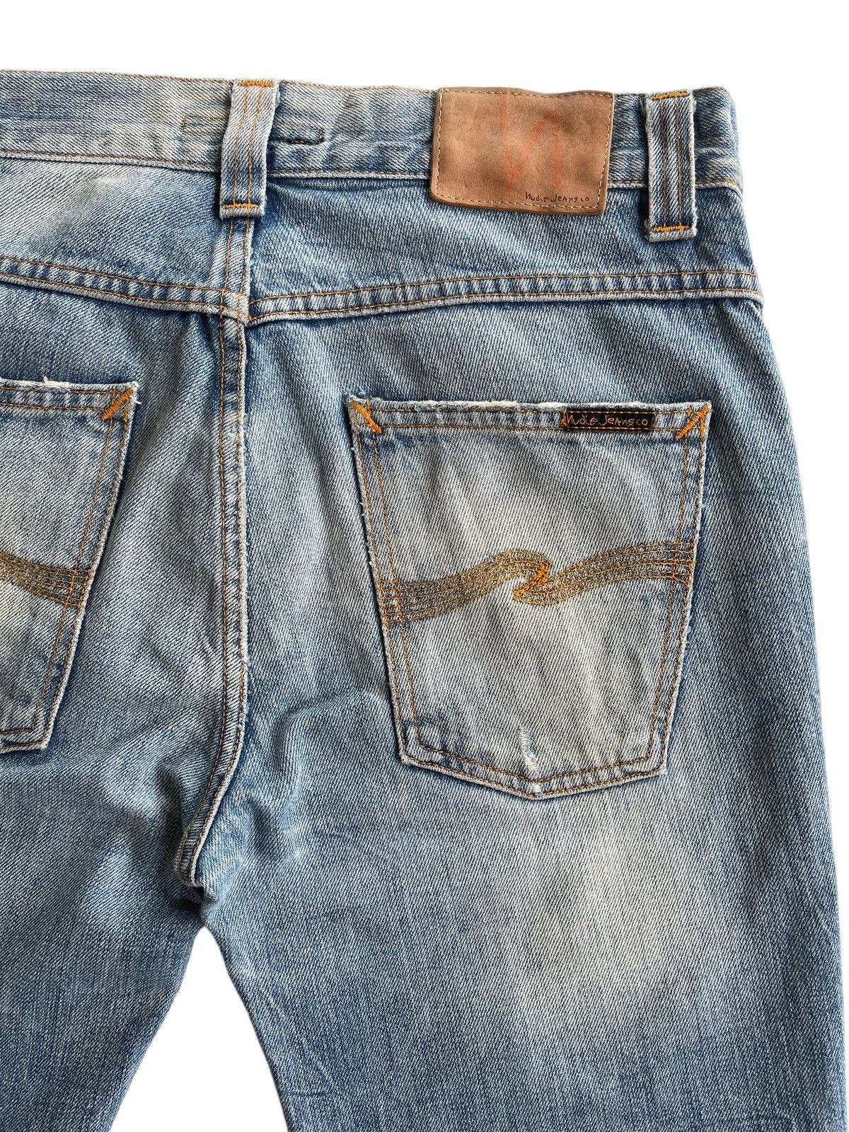 Nudie Jeans Nudie Grim Tim Distressed Denim Size US 30 / EU 46 - 6 Thumbnail