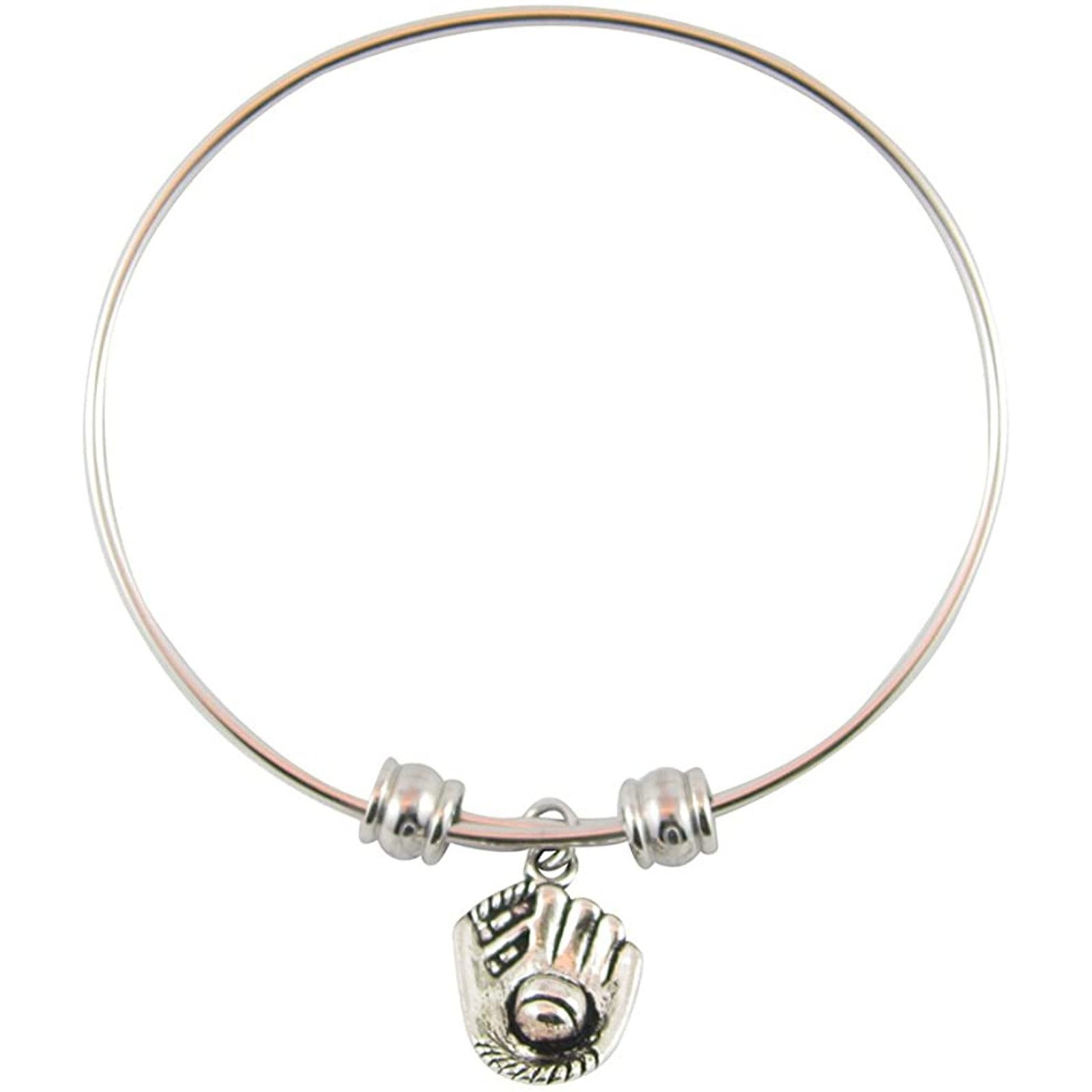 & Other Stories Baseball Glove Charm Bangle Bracelet Size ONE SIZE - 1 Thumbnail