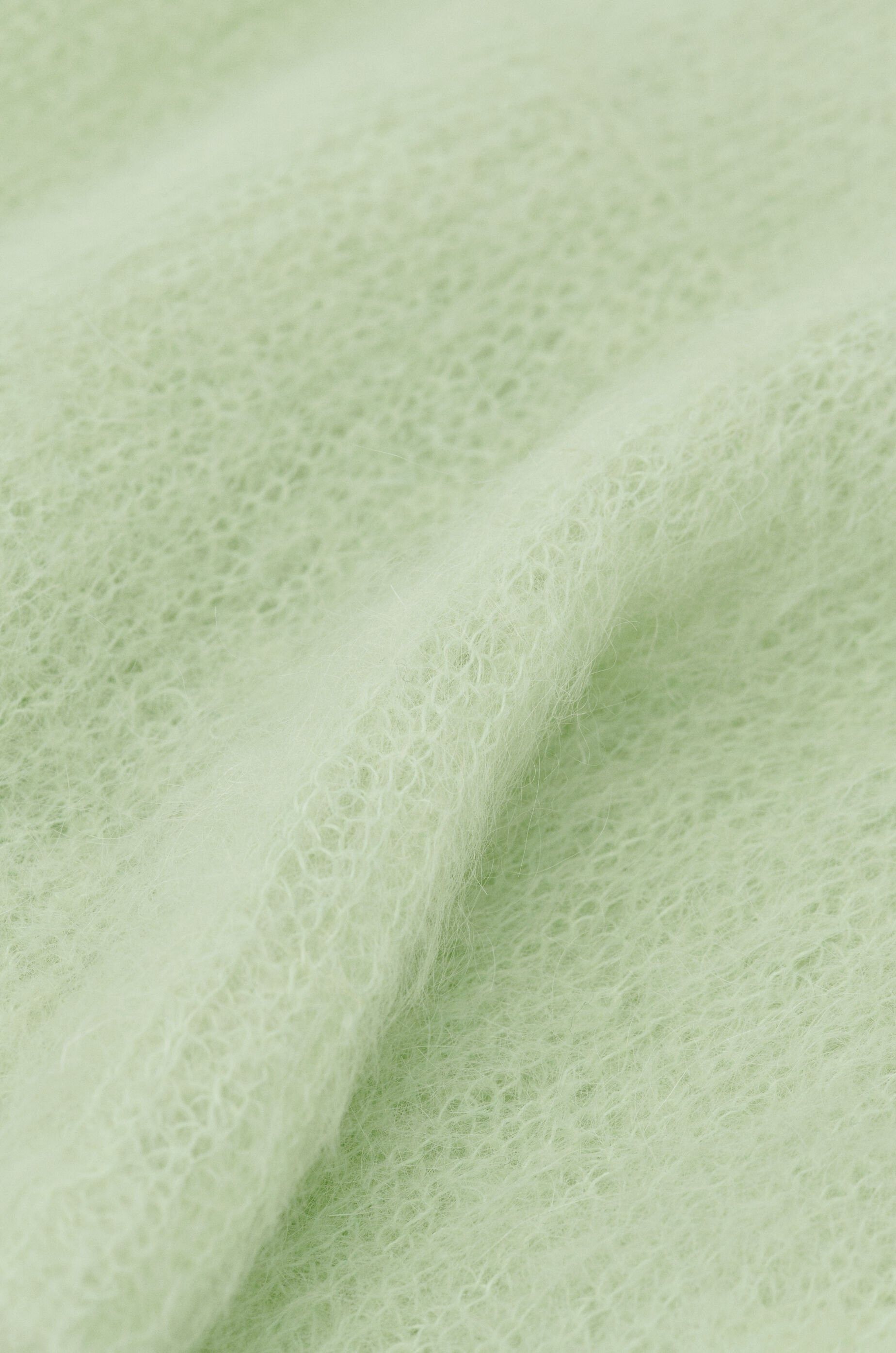 Loewe o1in1g0426 Sweater in Mohair Blend in Silk in Light Green Size XL / US 12-14 / IT 48-50 - 6 Thumbnail