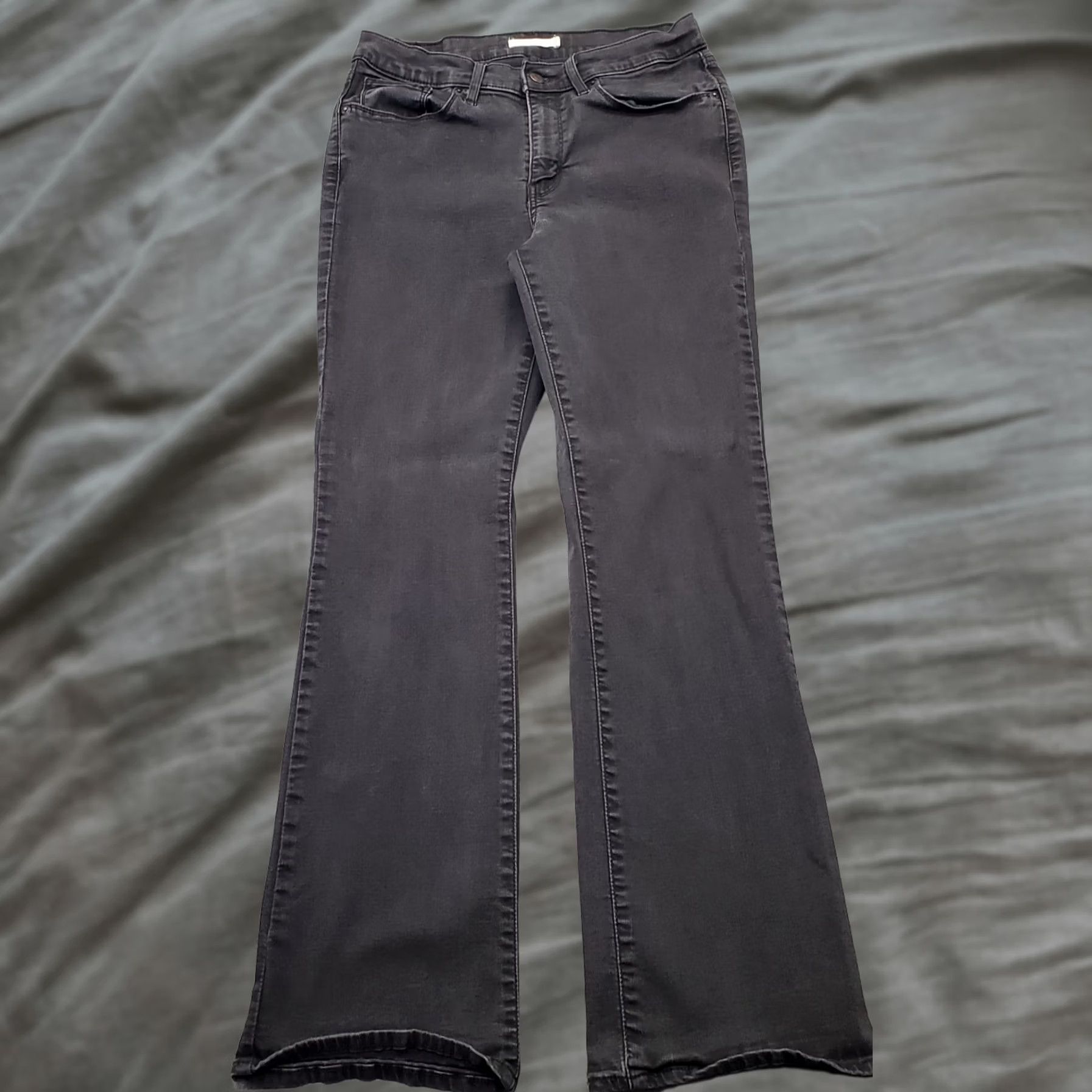 Levi's Levi's Womens Jeans Bootcut 5-Pocket Black Denim Size 30 Size 30" / US 8 / IT 44 - 1 Thumbnail